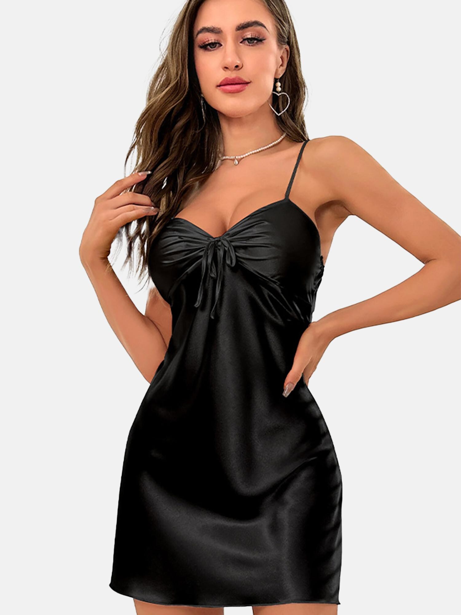 Thumbnail - ORGANZA Lingerie Neglige Satin Neglig
