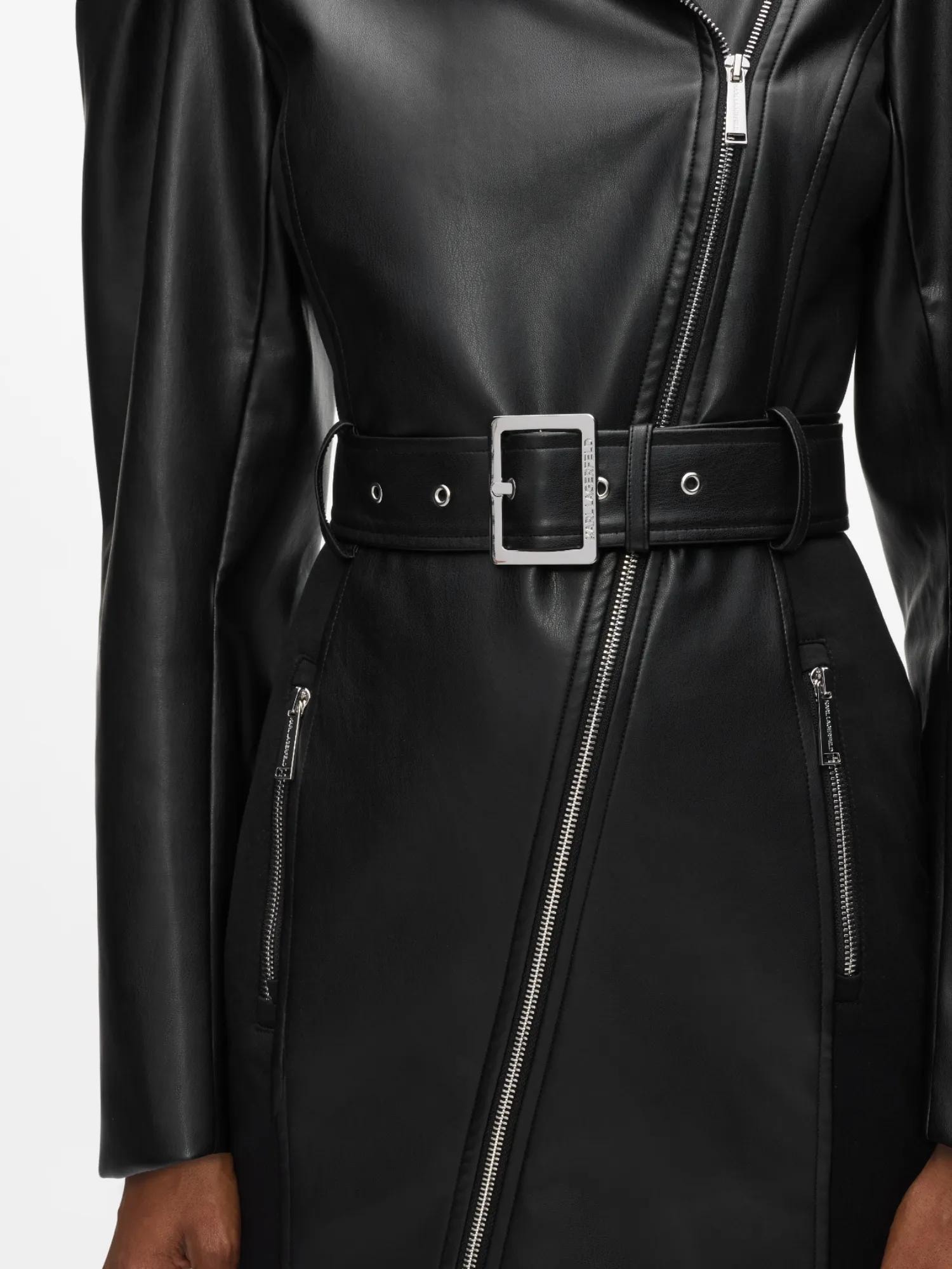 Karl Lagerfeld Vestido camisero  negro – imagen 4