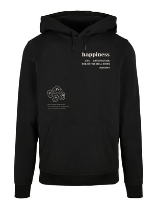 F4NT4STIC Sweatshirt ‘Happiness’ Zwart / Offwhite