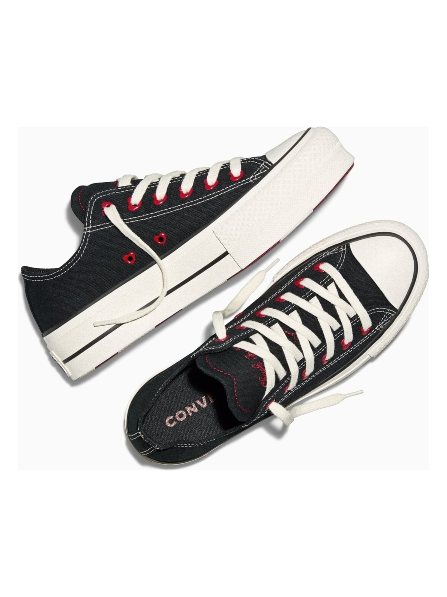 CONVERSE Zapatillas deportivas bajas 'CHUCK TAYLOR ALL STAR LIFT PLATFORM'  negro / blanco – imagen 4