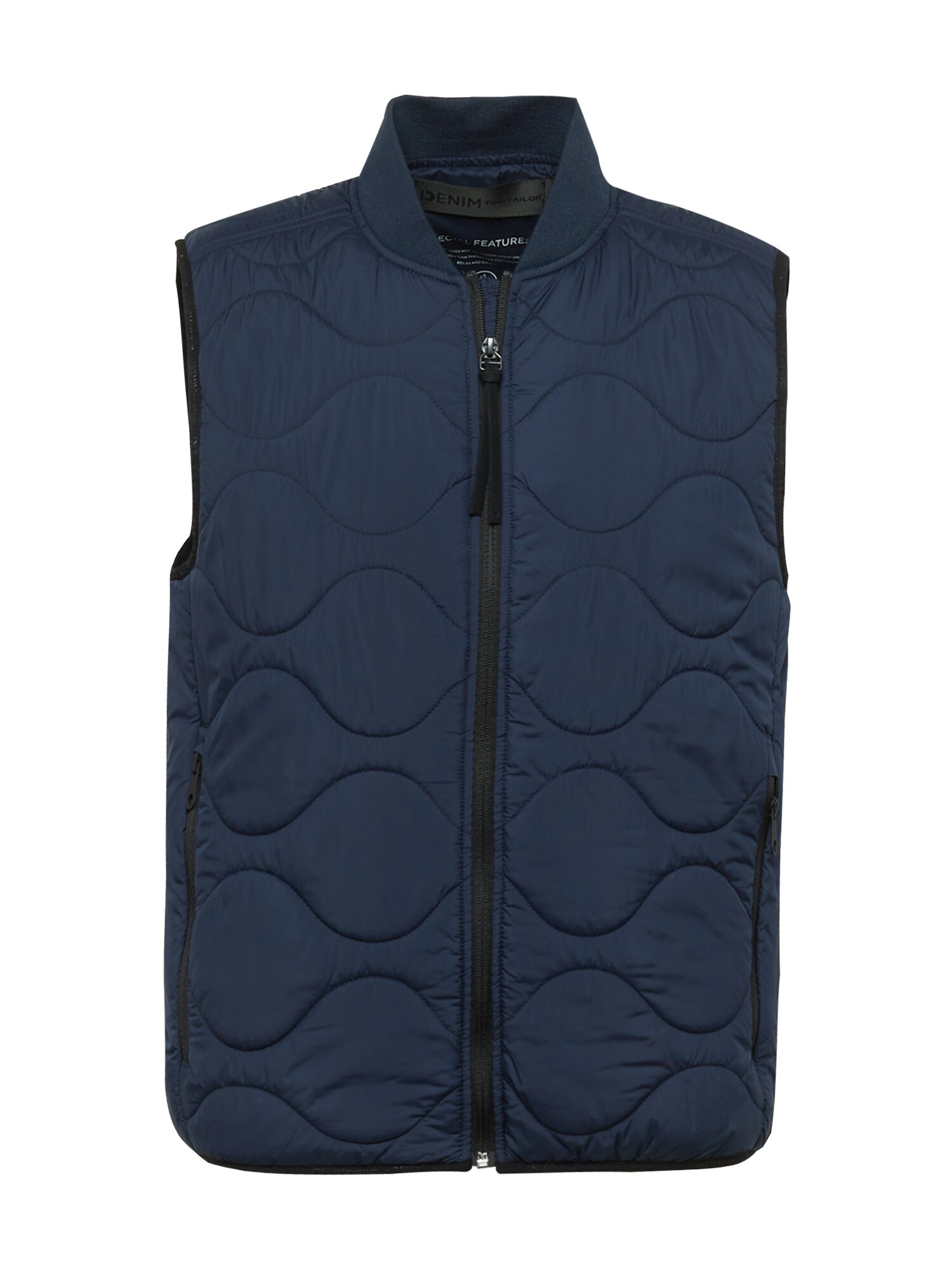 TOM TAILOR DENIM Елек  нейви синьо