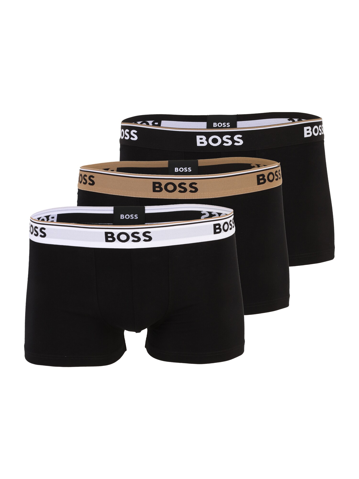 BOSS Calzoncillo boxer 'Power'  brocado / negro / blanco