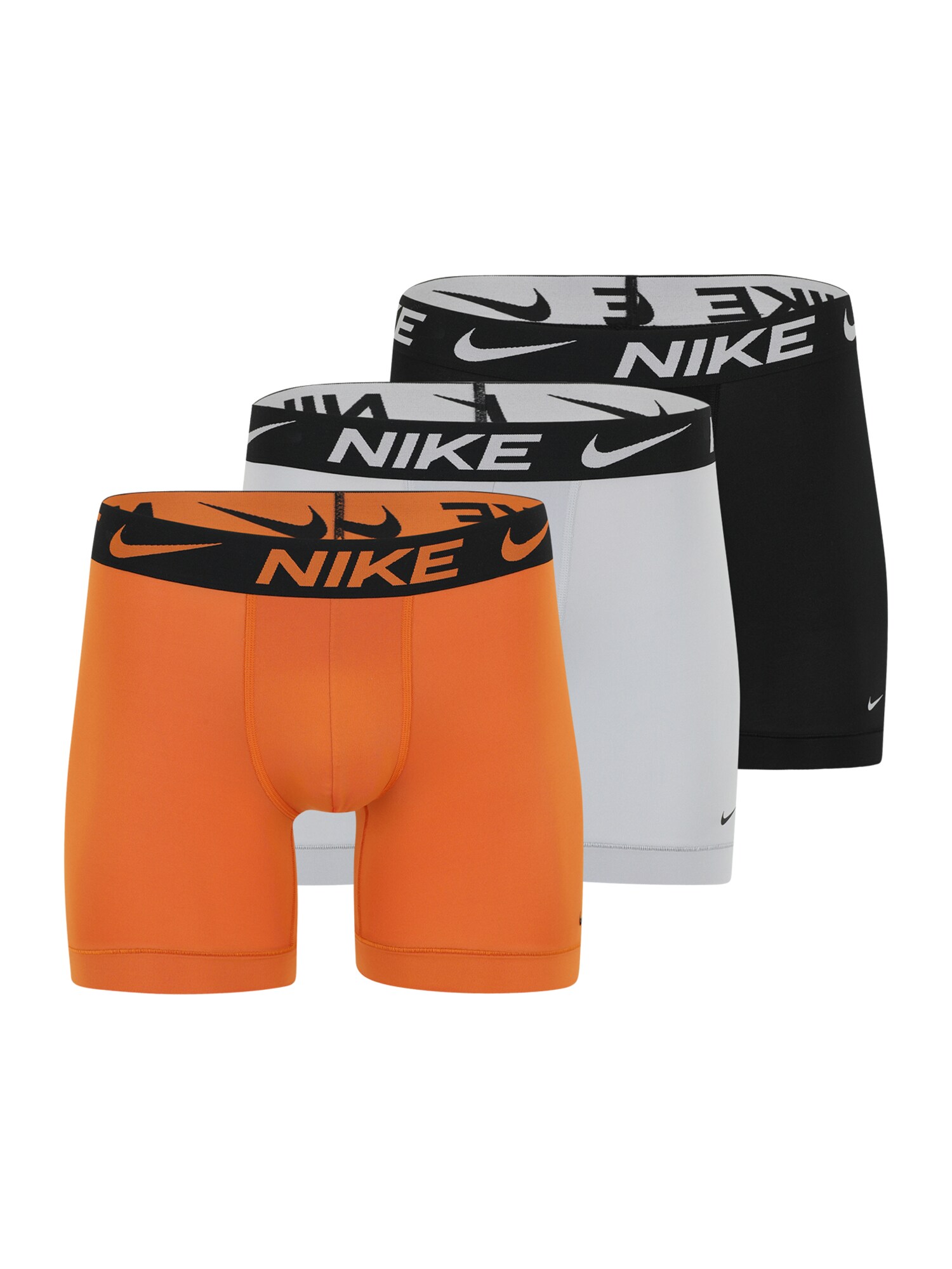 NIKE Sport alsónadrágok  szürke / narancs / fekete akciós termékkép 1