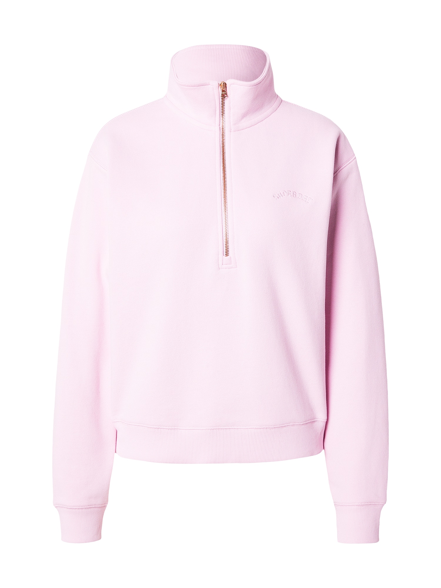 Superdry & Co Bluză de molton ESSENTIAL  roz