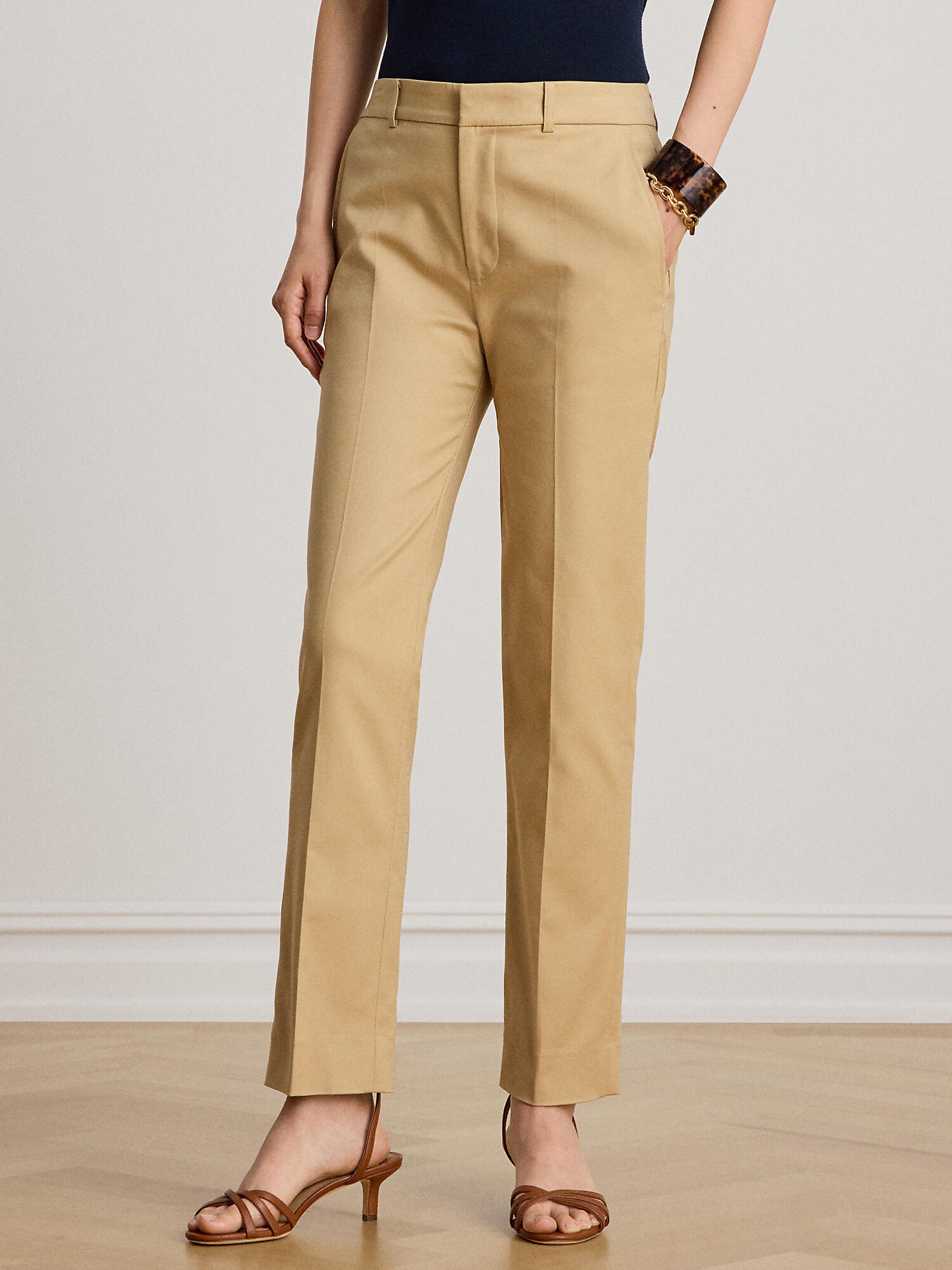 Lauren Ralph Lauren Pantalón de pinzas  beige – imagen 4