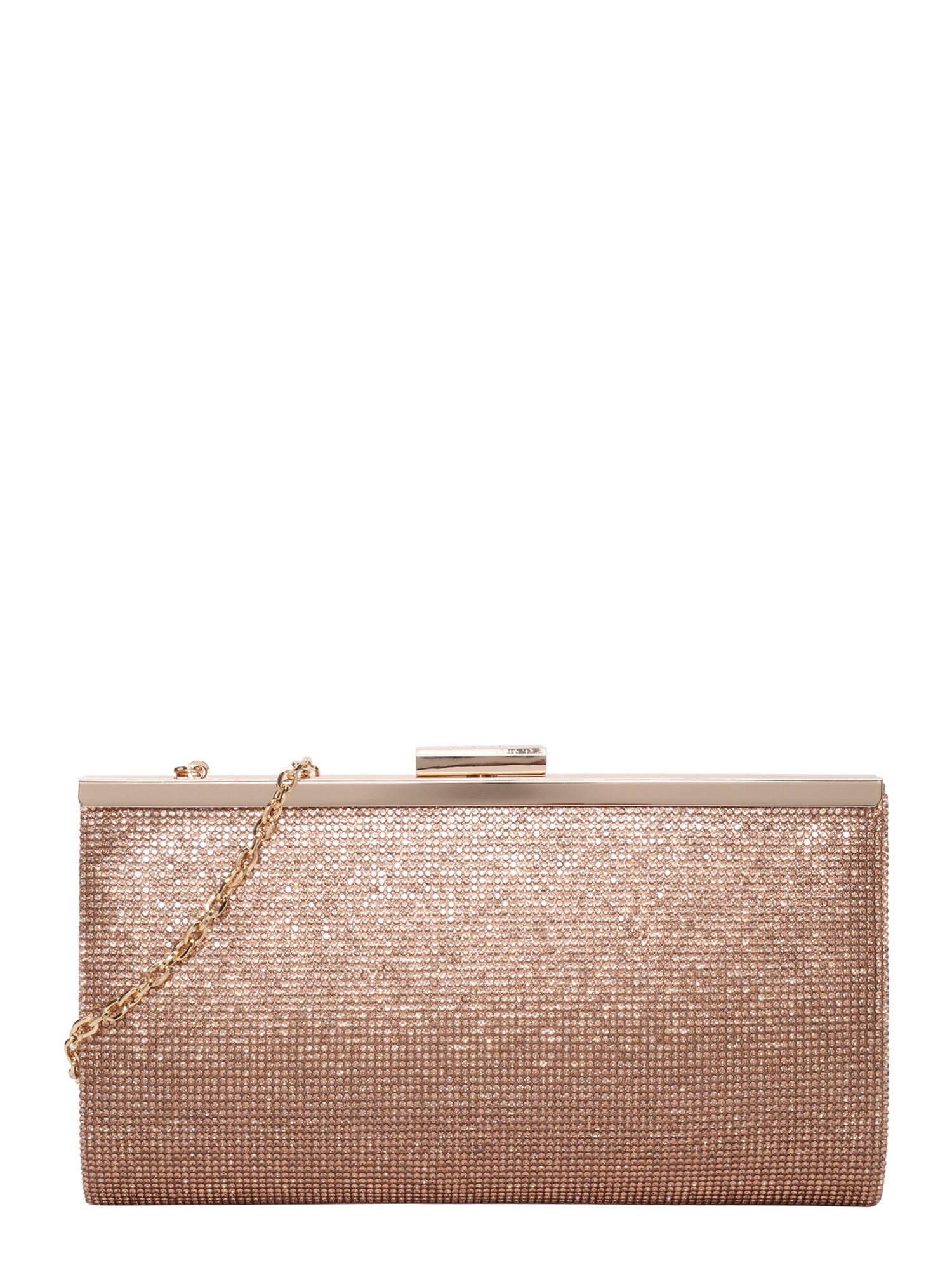 mascara Clutch  auriu - roz