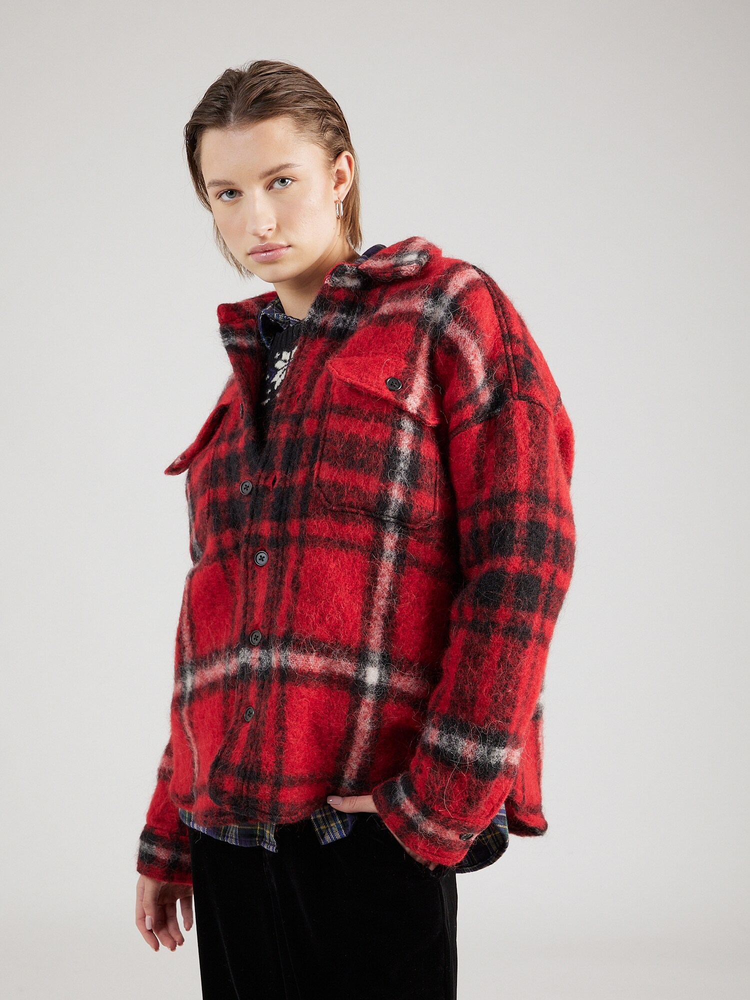 Polo Ralph Lauren Blúz 'OLVIA'  piros / fekete / fehér termék 2. képe