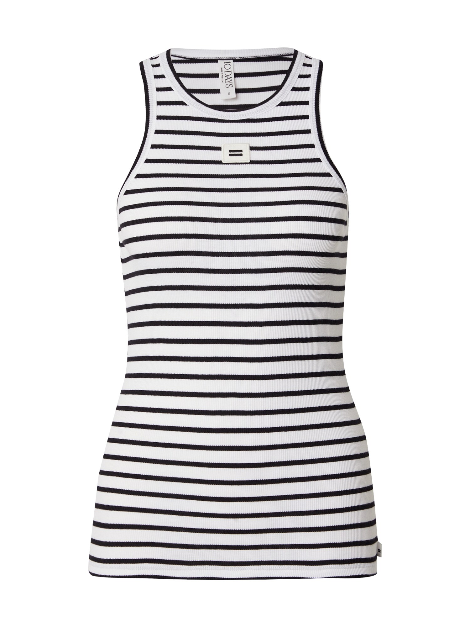 10Days Top  negru / alb