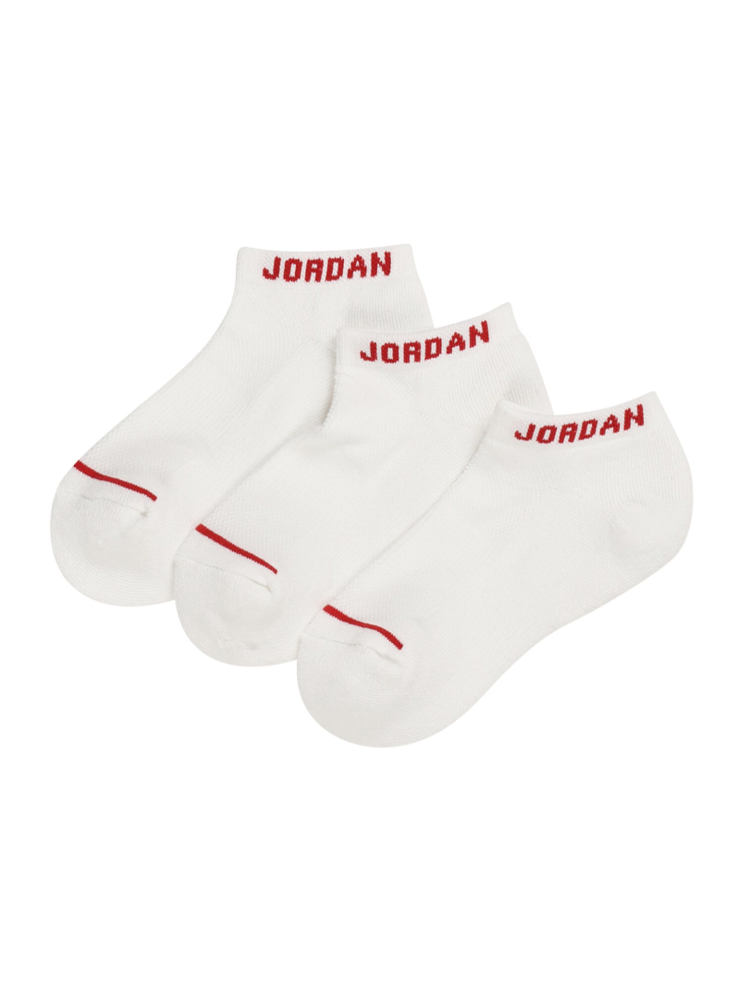 Jordan Kojinės balta / raudona