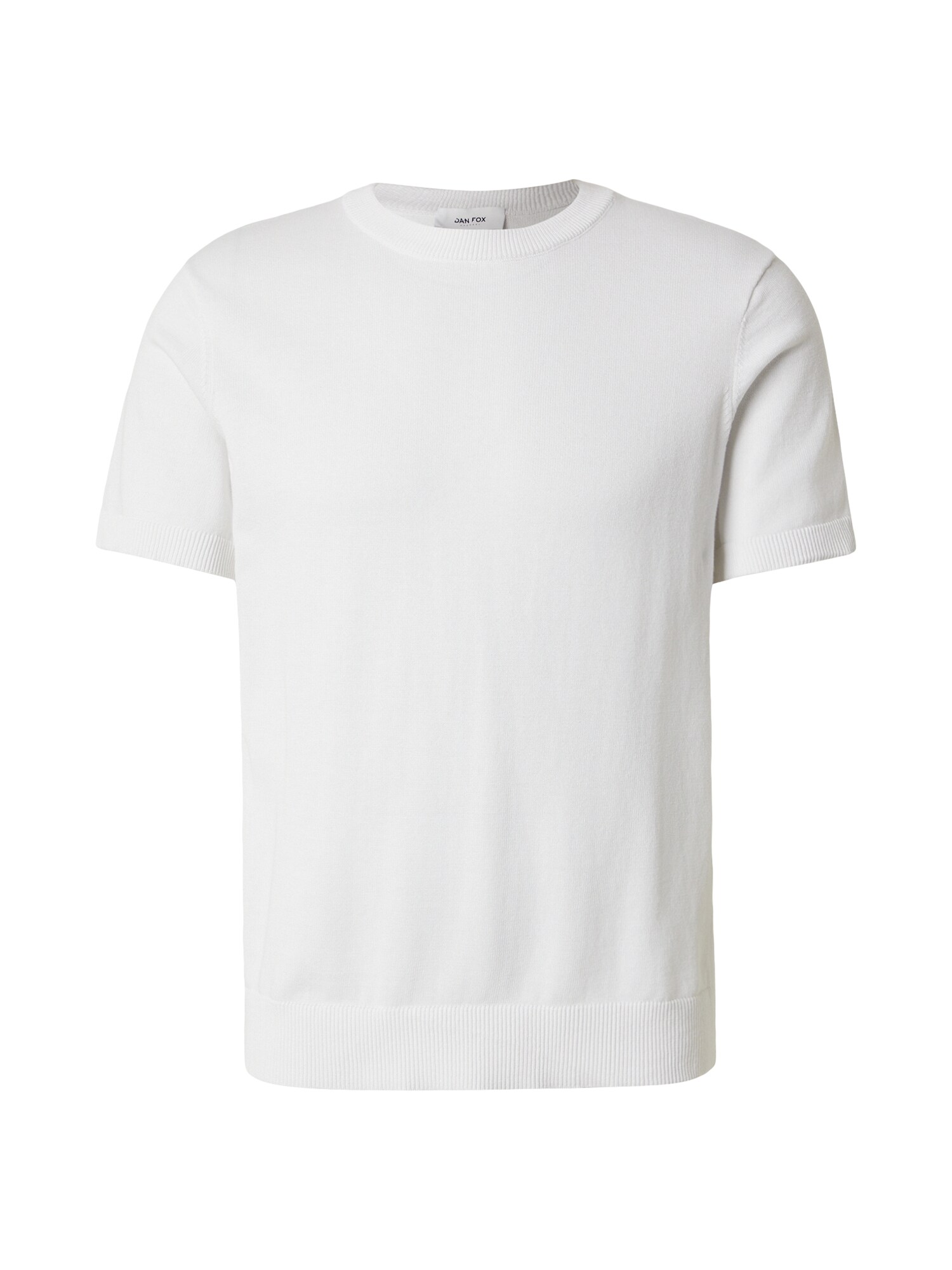 DAN FOX APPAREL Tričko 'Matteo'  biela