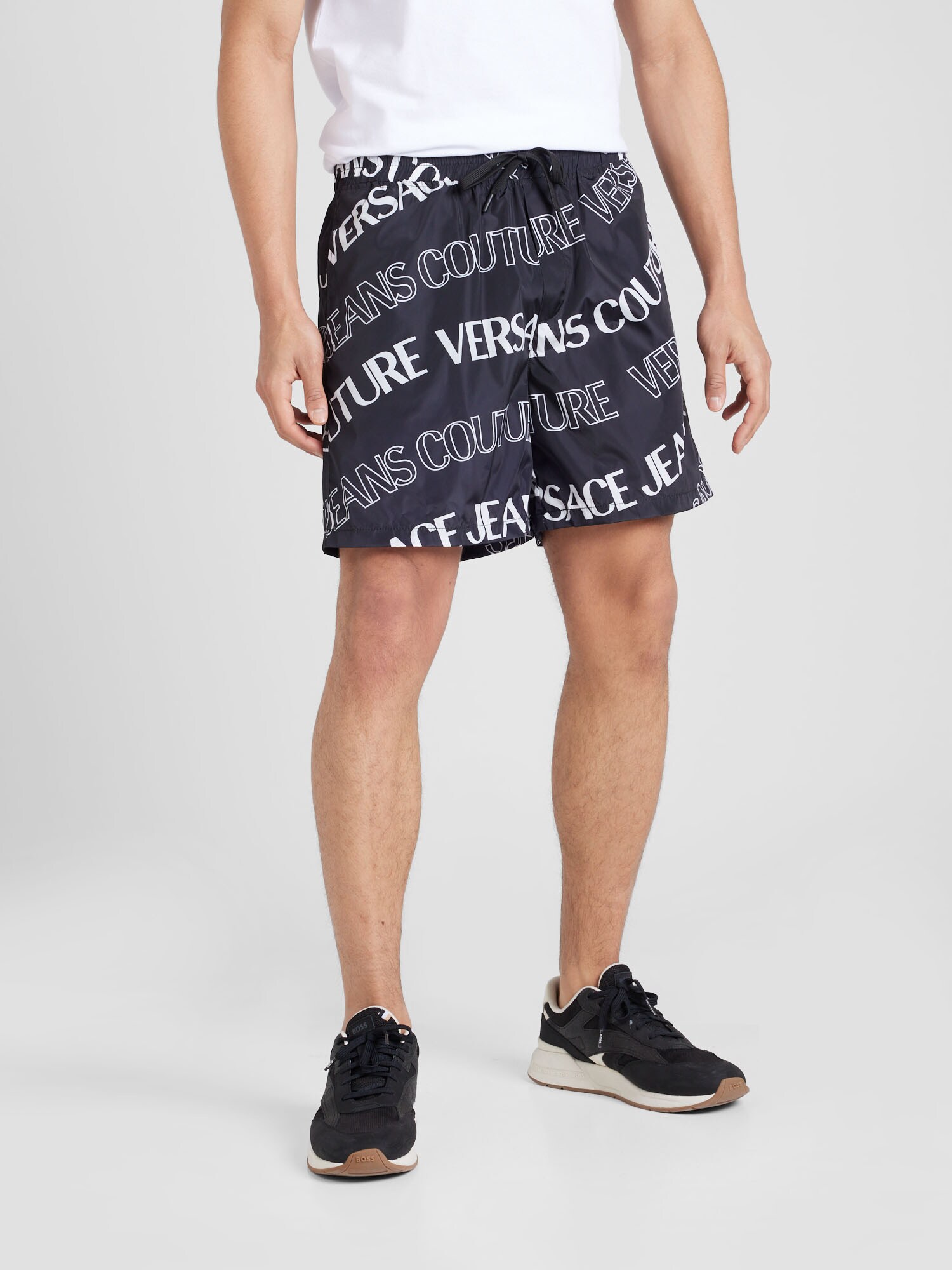 Versace Jeans Couture Nadrág  fekete / fehér termék 2. képe