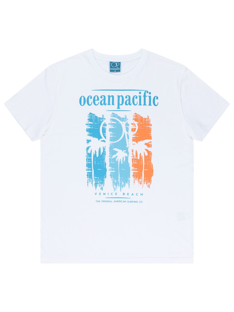 T-shirt 'SIARGAO' blå / orange