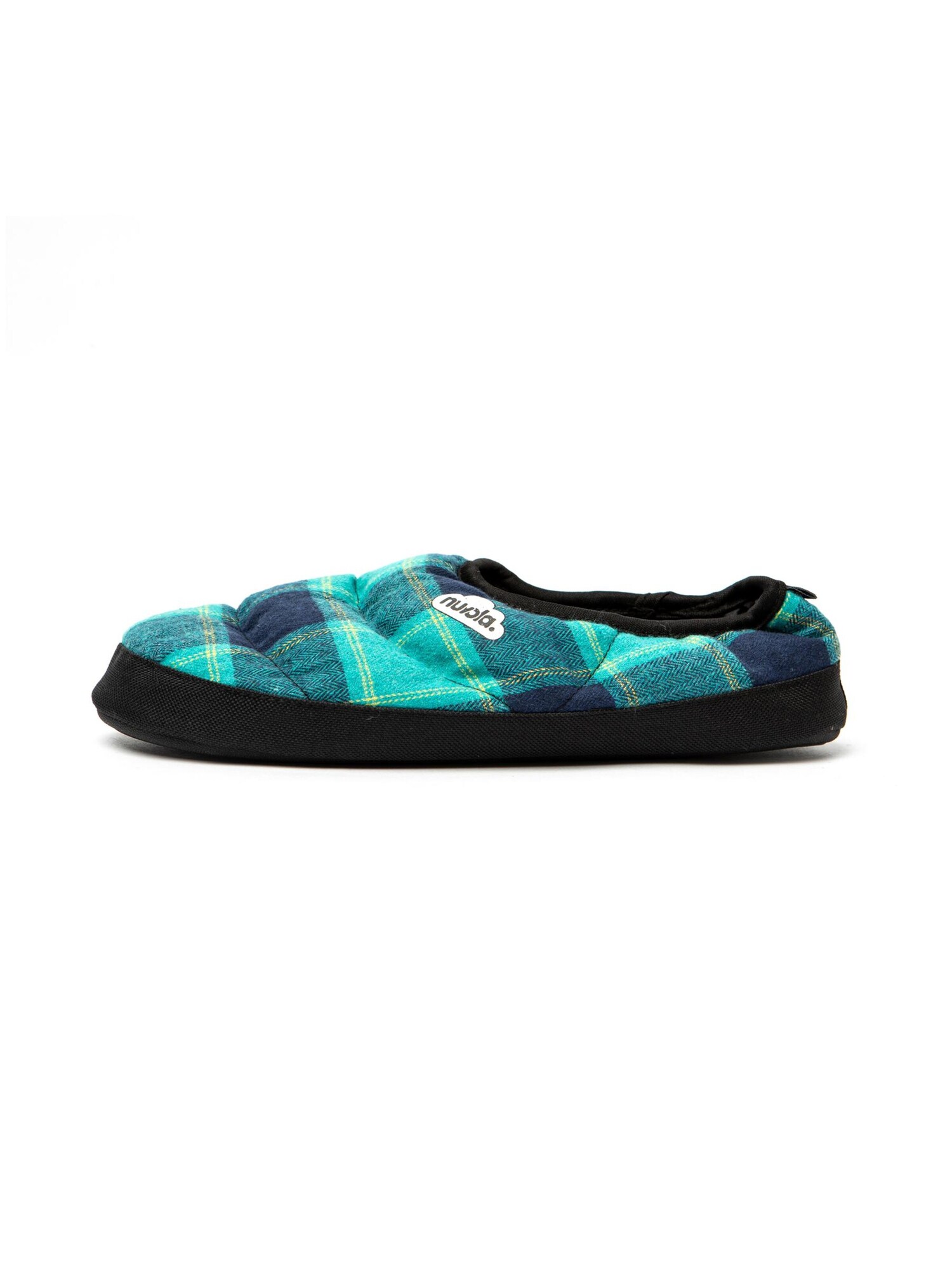 Nuvola. Zapatillas de casa 'Classic Scotland'  turquesa