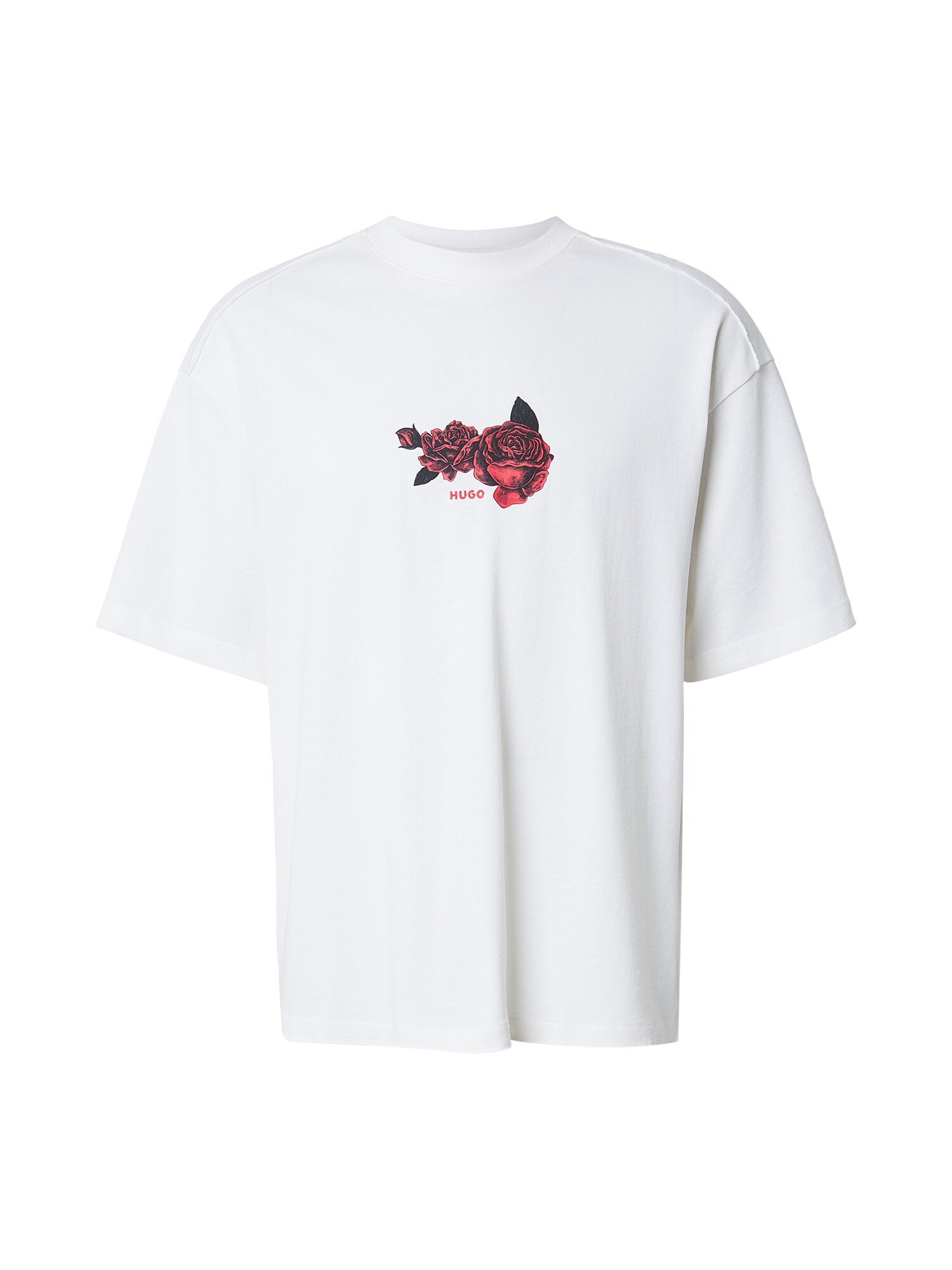 HUGO Tricou Domans  bej / albastru deschis / gri închis / roşu închis