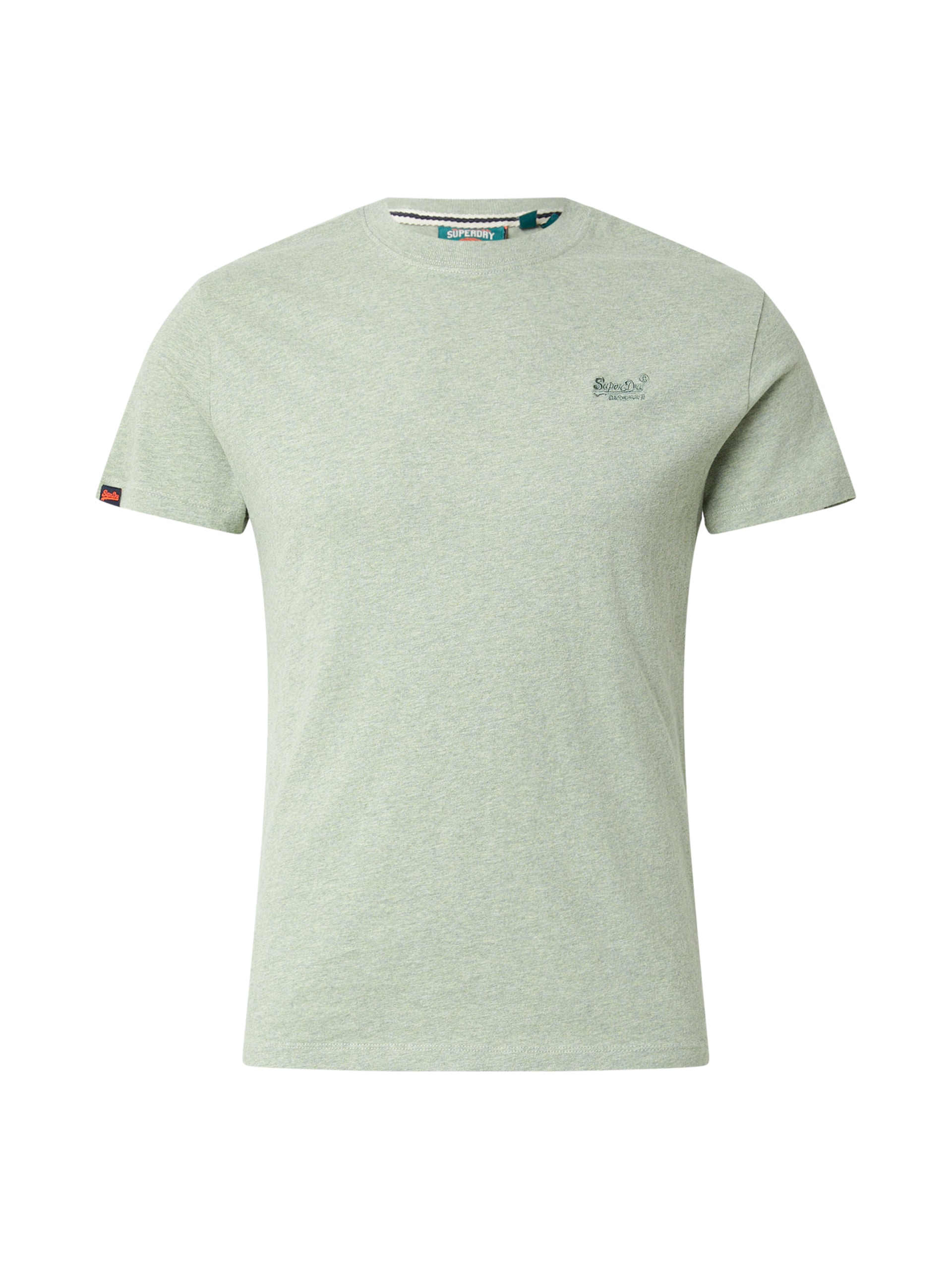 Superdry Essential T-Shirt Melange Grön Storlek herr – bild 2