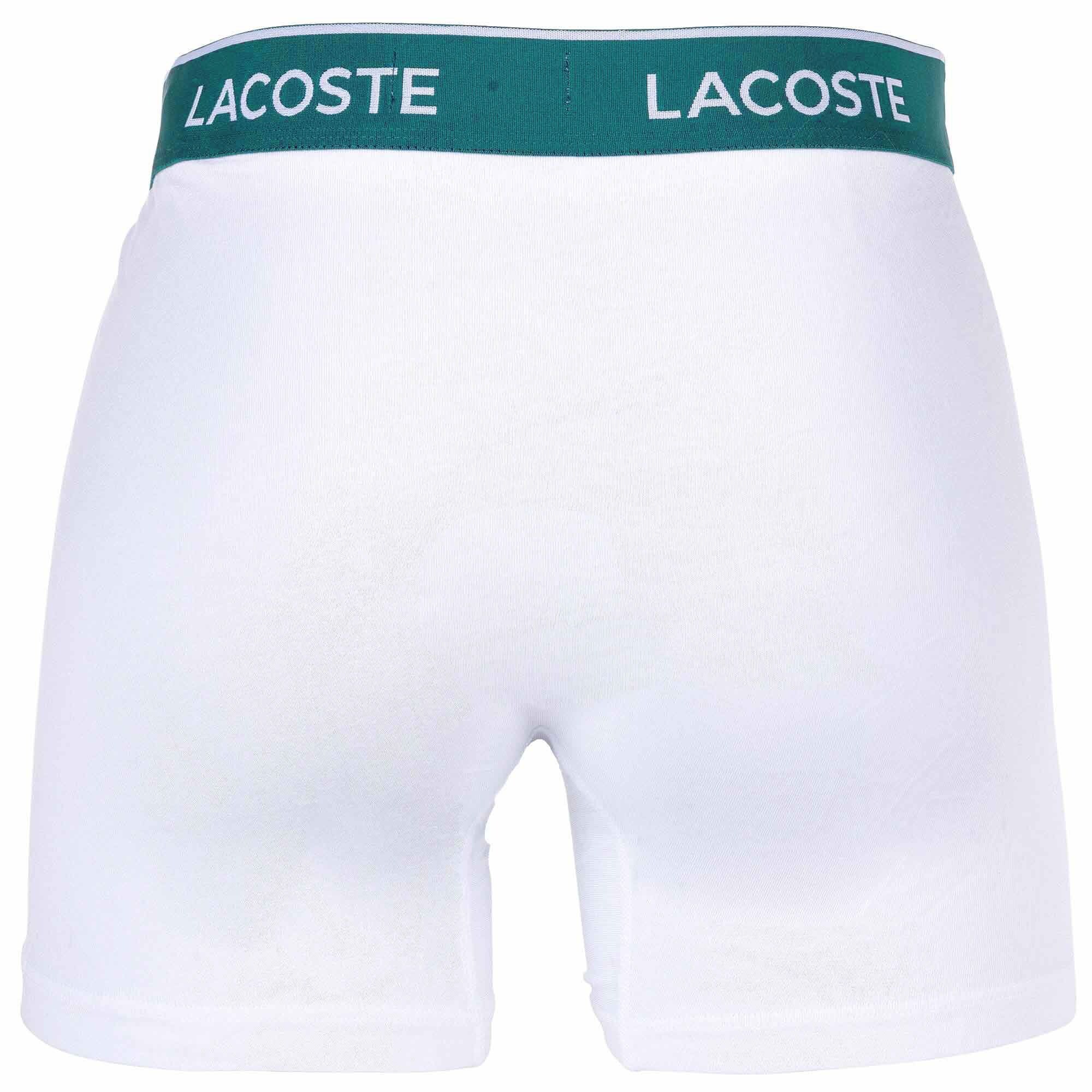 LACOSTE Calzoncillo boxer gris moteado / negro / blanco – imagen 2