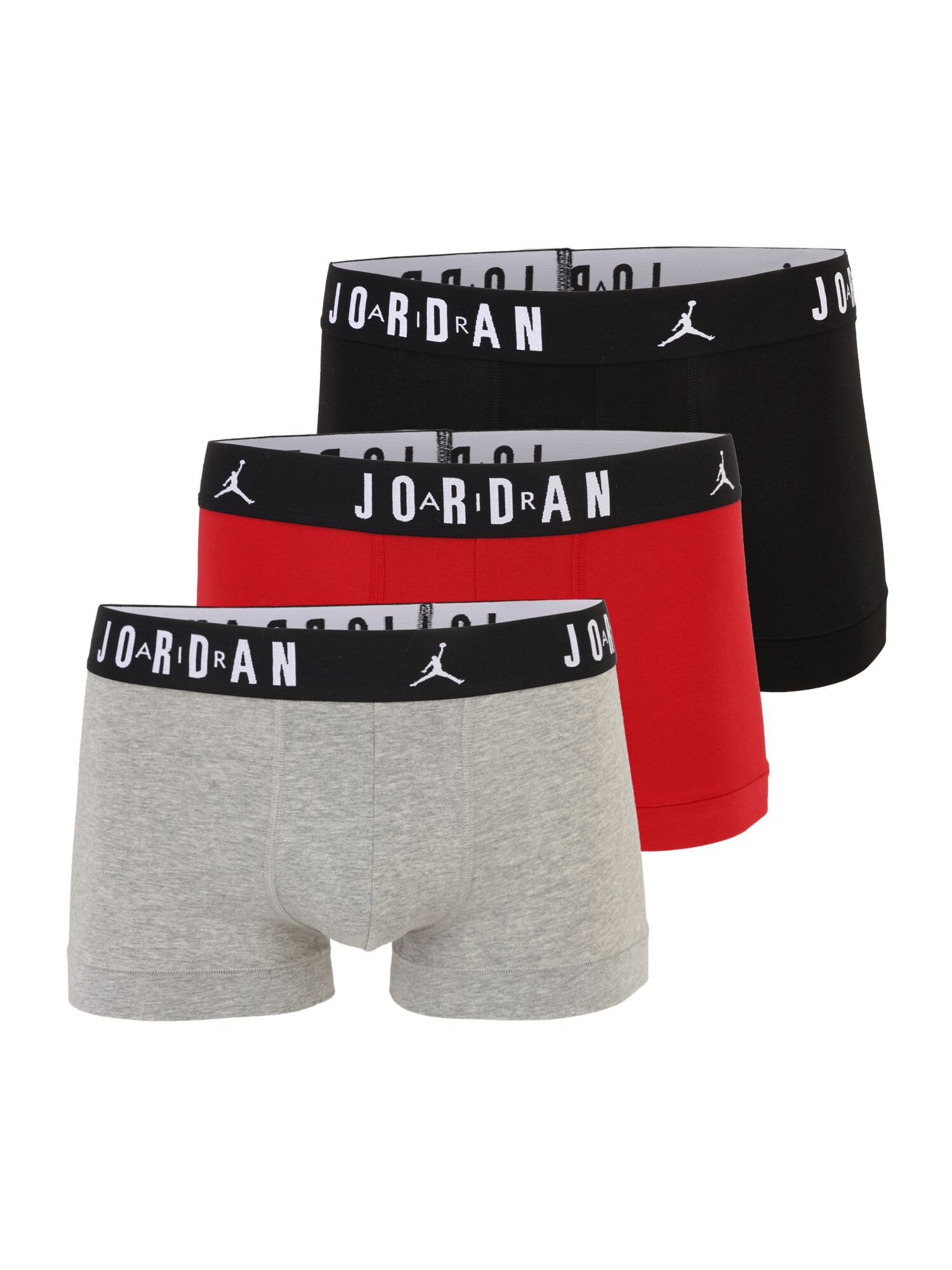 Jordan Boxeri FLIGHT  gri amestecat / roșu / negru