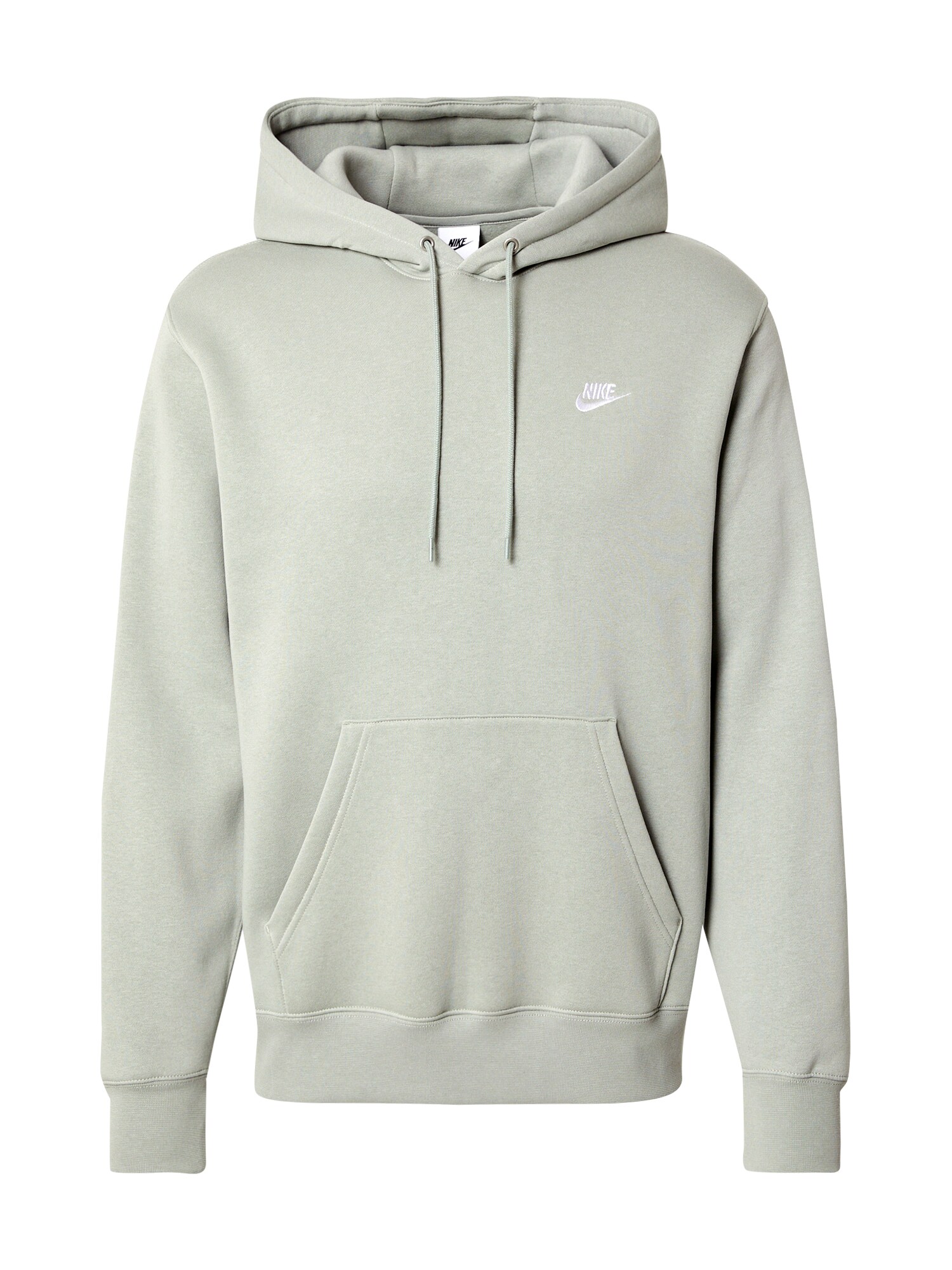 Nike Sportswear Mikina 'CLUB'  pastelovo zelená / biela