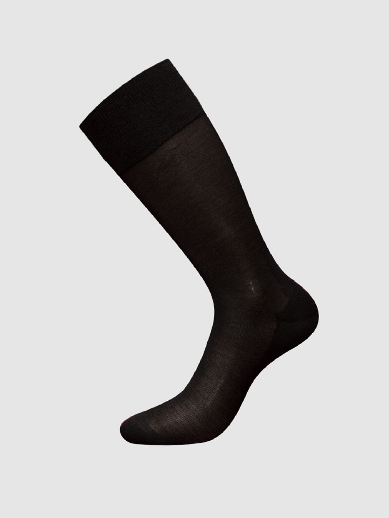 zd ZERO DEFECTS Calcetines '100% Mercerized cotton' negro