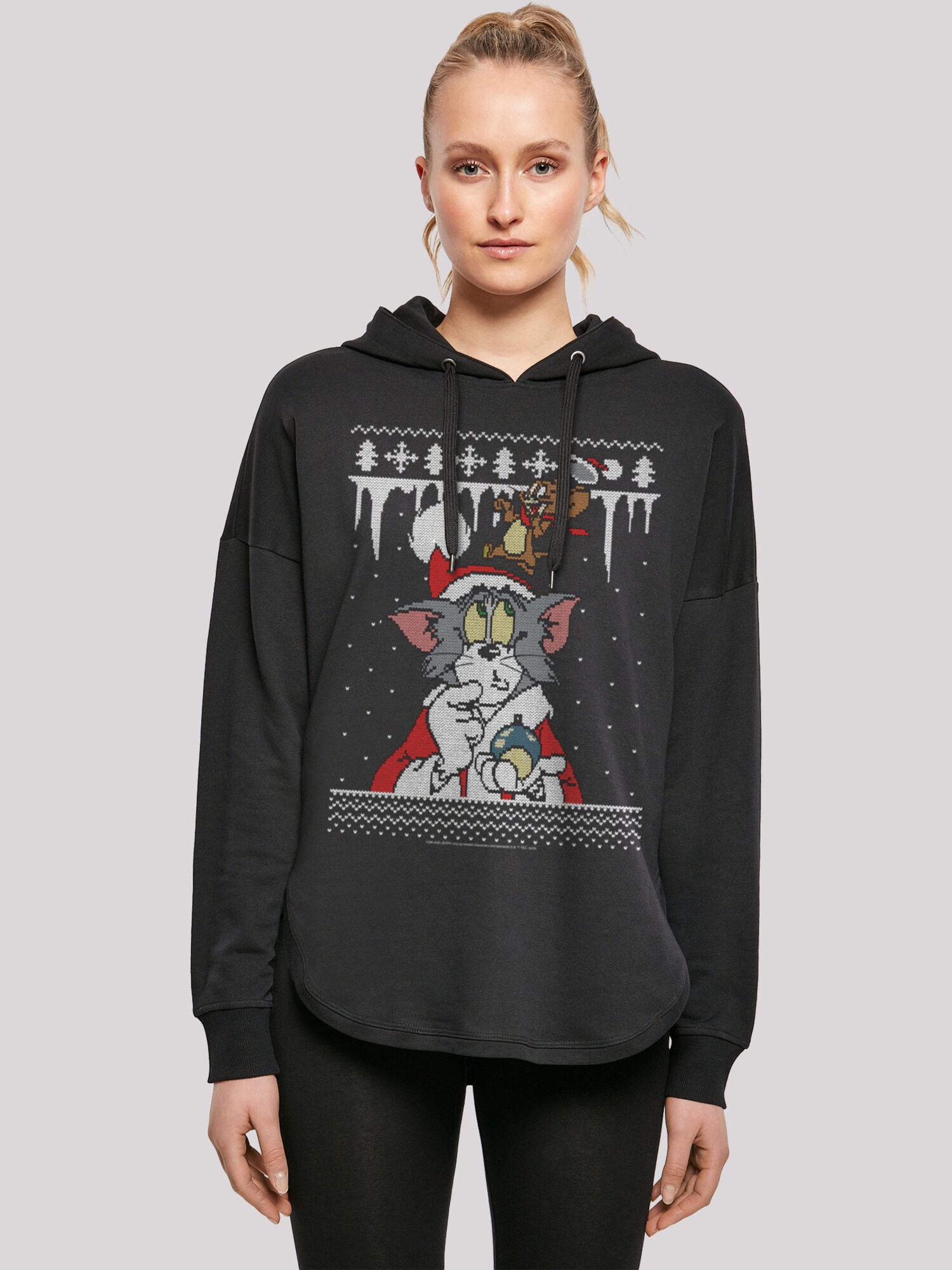 Thumbnail - F4NT4STIC Sweatshirt Tom And Jerry Christmas Fair Isle