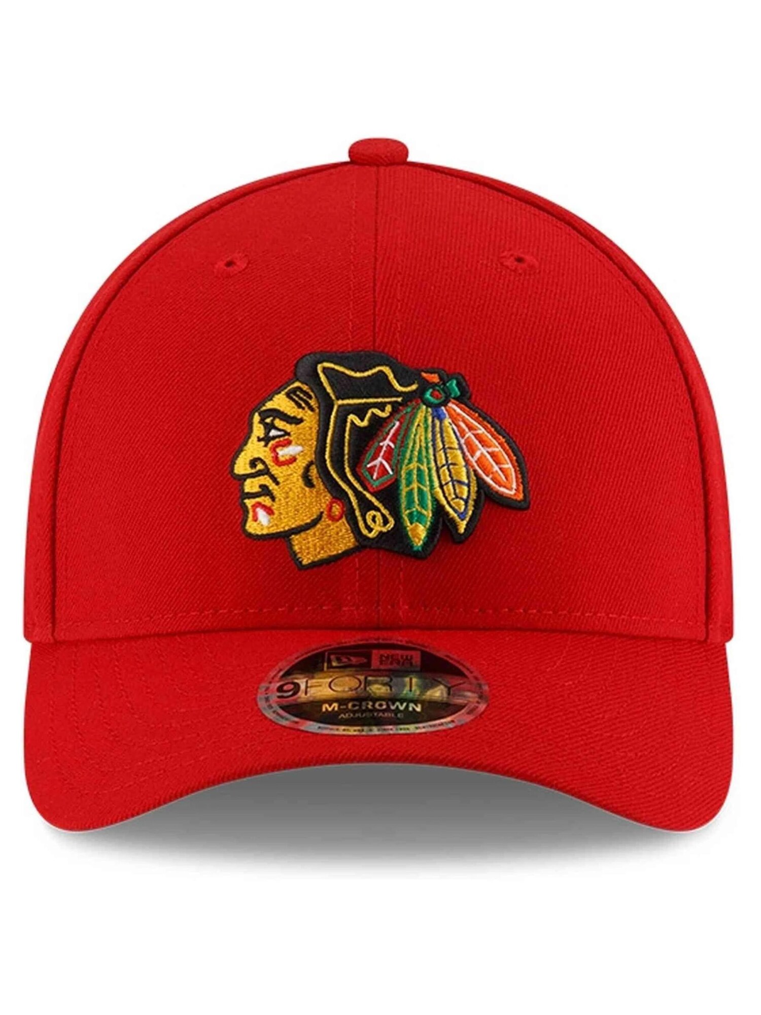 NEW ERA Gorra 'Gorra new era roja chicago blackhawks nhl team 940mc chibla otc'  rojo