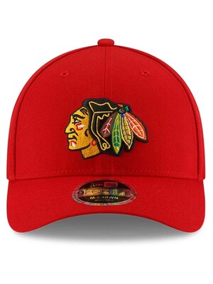 NEW ERA Gorra 'Gorra new era roja chicago blackhawks nhl team 940mc chibla otc'  rojo