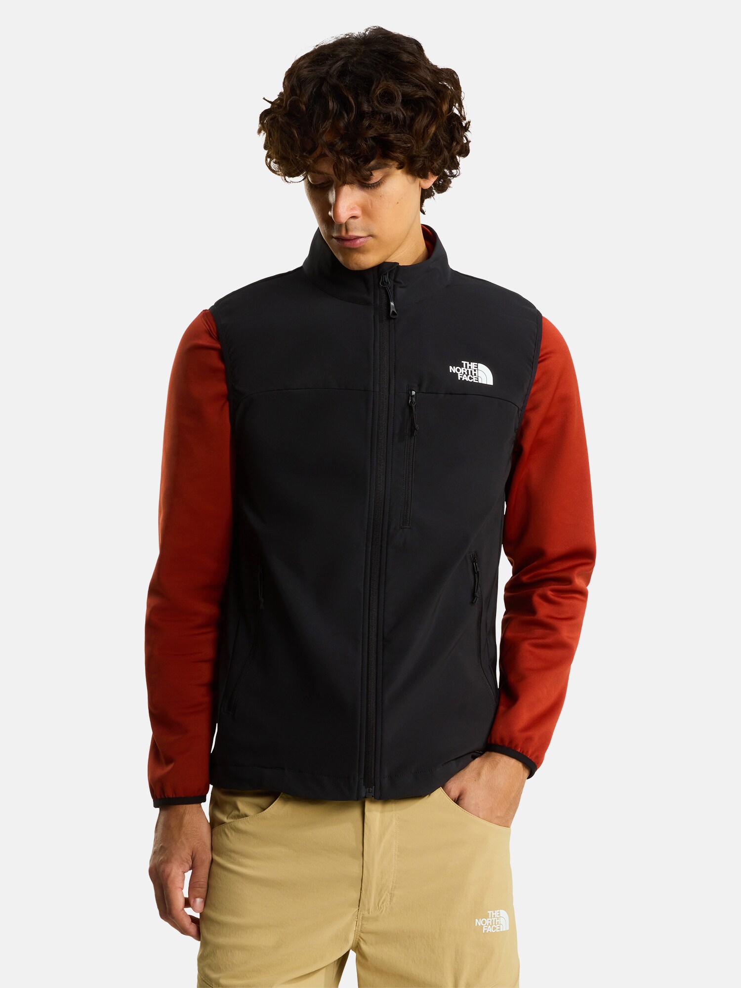 THE NORTH FACE Chaleco deportivo 'Nimble'  negro / blanco – imagen 3