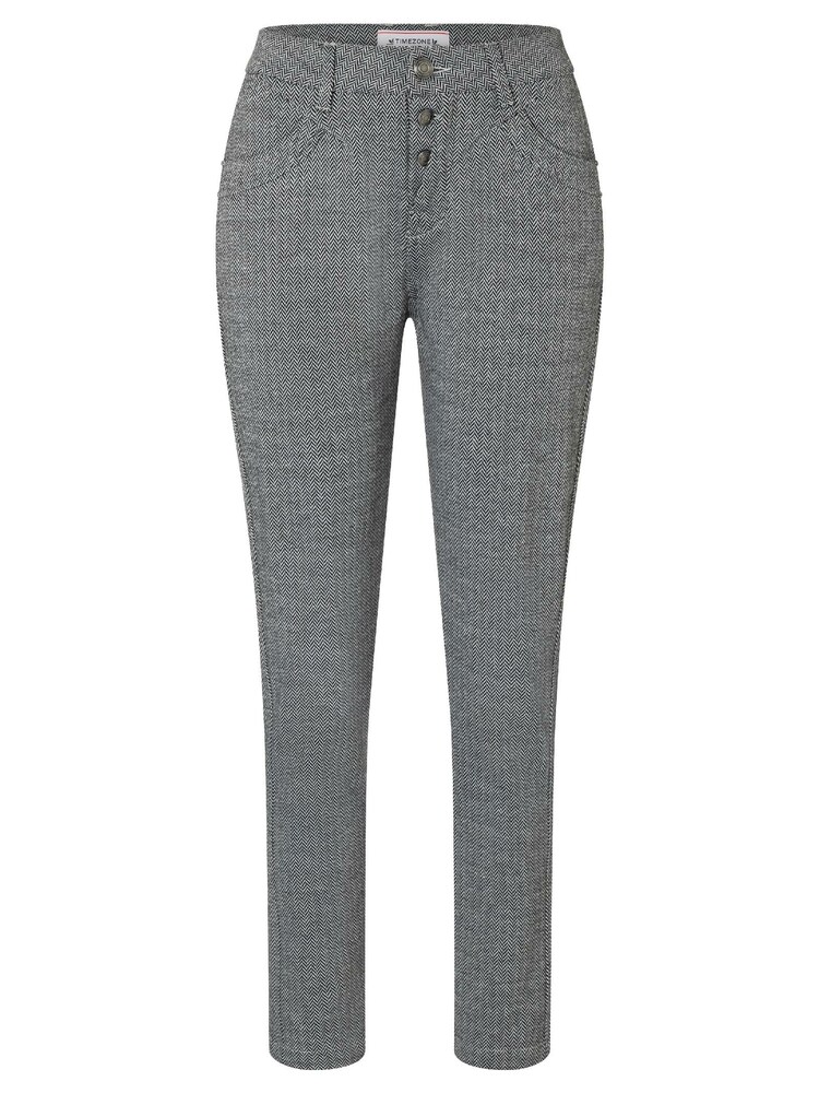 TIMEZONE Hose 'Raven' Damen Größe 30 grau / schwarz