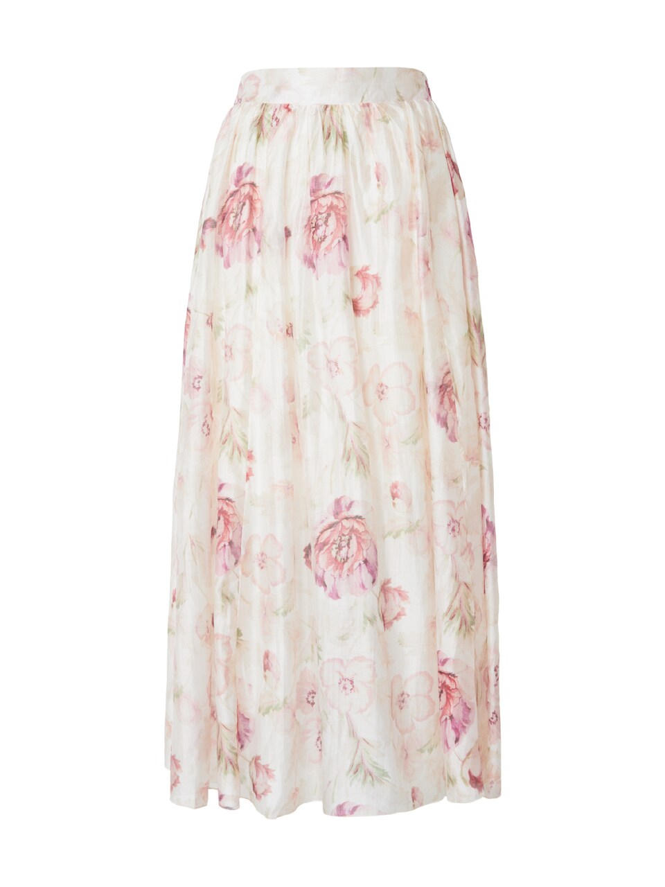Kjol 'Ka44therine' elfenben / pastellgrön / magenta
