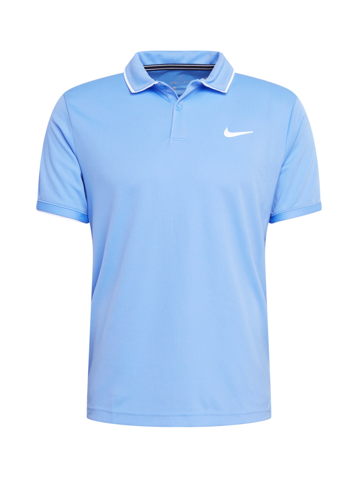 NIKE Sportiniai marškinėliai  šviesiai mėlyna / balta