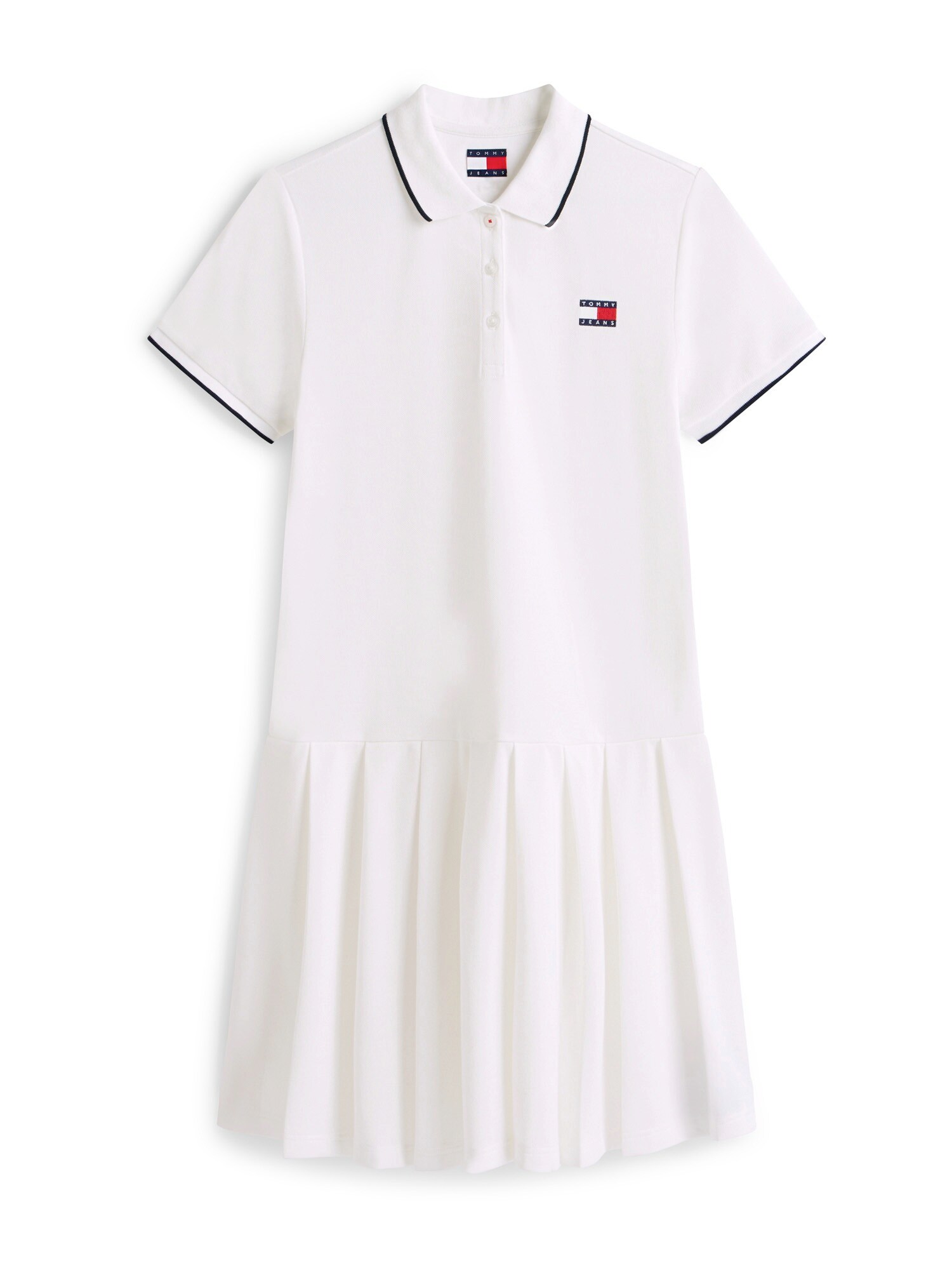 Tommy Jeans Haljina  mornarsko plava / crvena / crna / bijela