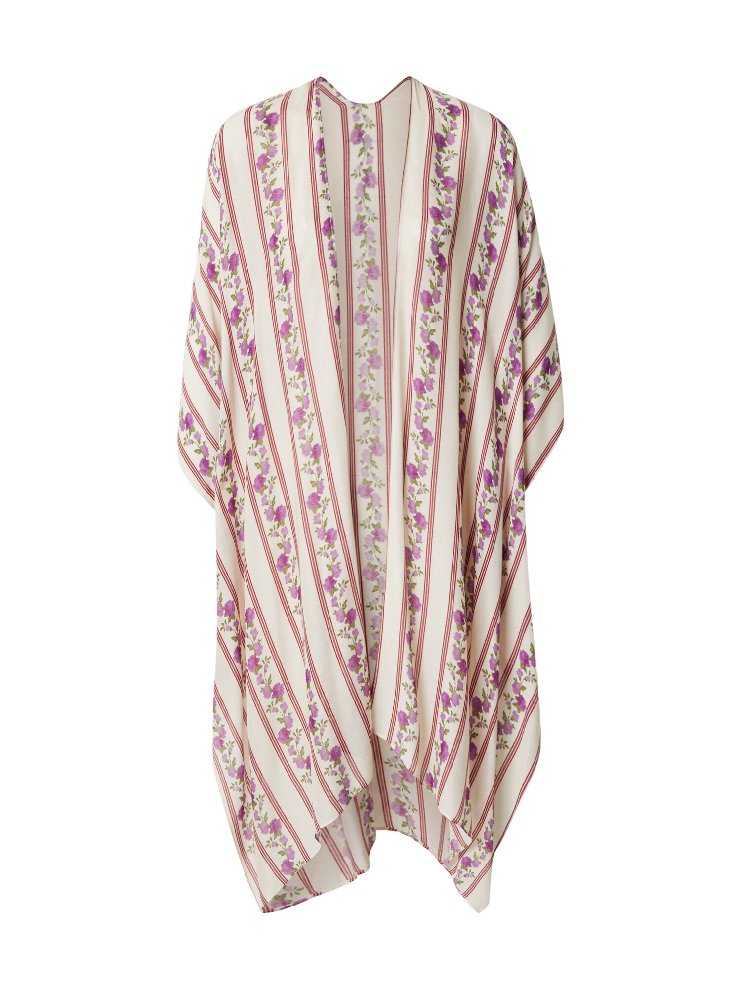 KAVAZI Kimono  fialová / biela
