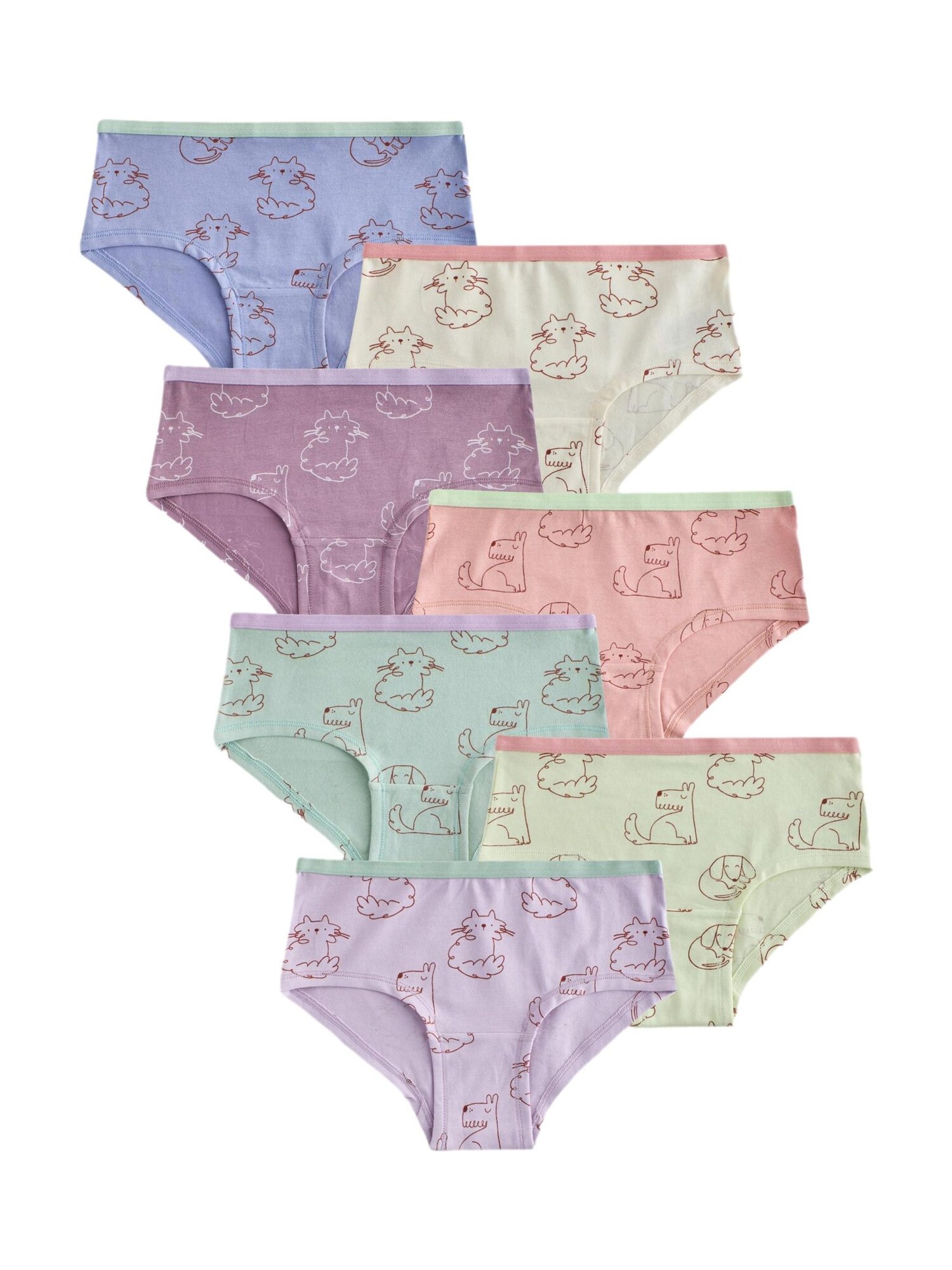 Next Onderbroek Lichtblauw / Mintgroen / Pastelgroen / Lila / Lavendel / Oudroze / Wolwit