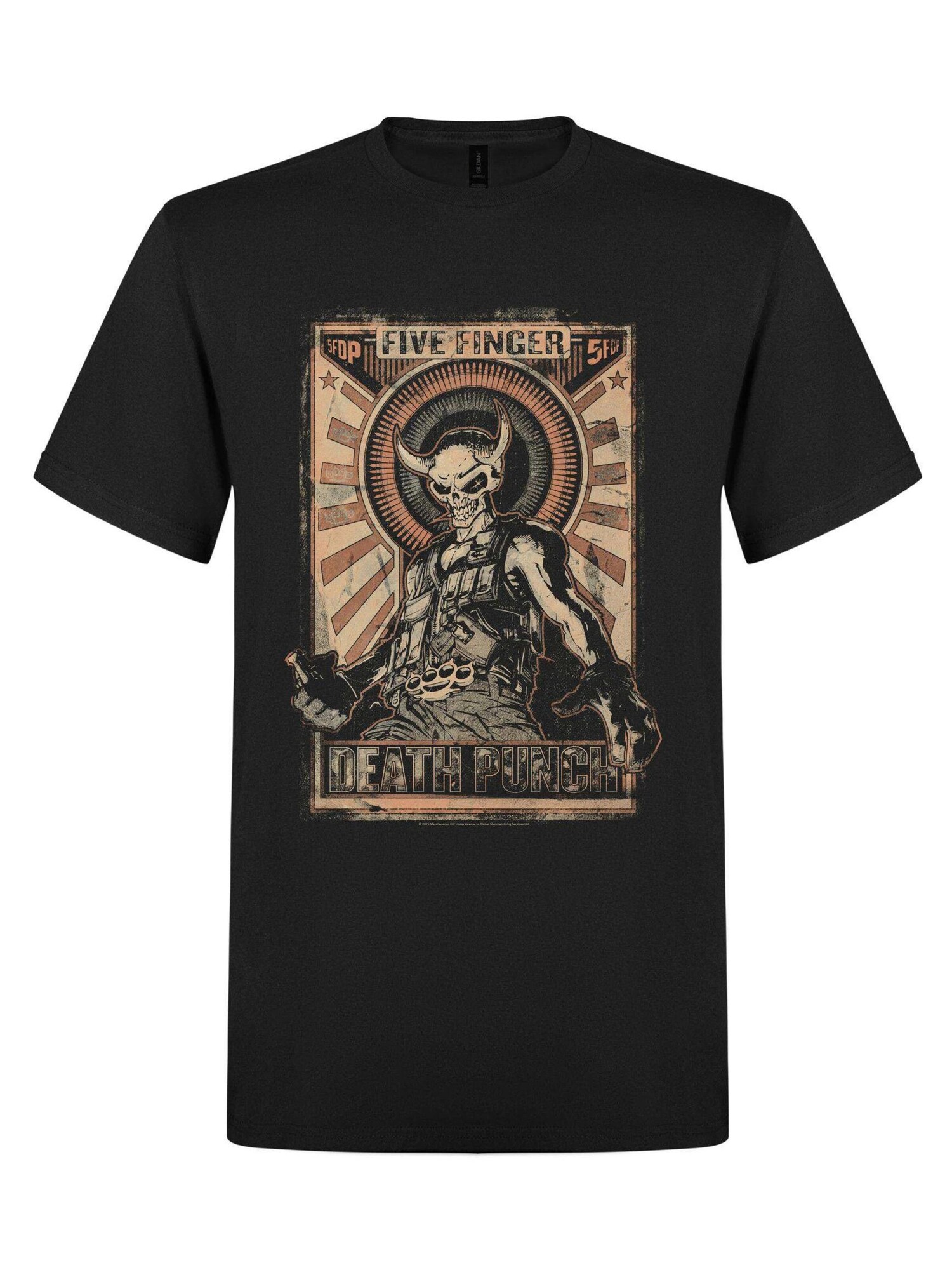 Five Finger Death Punch Maglietta 'Five Finger Death Punch Mercenary T-Shirt' nero