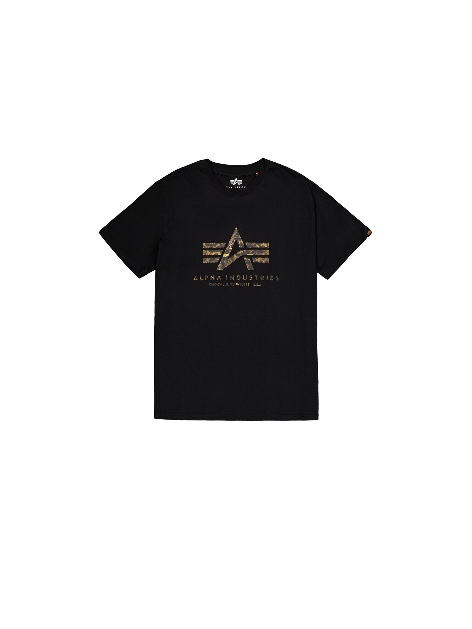 ALPHA INDUSTRIES Tricou  galben auriu / gri metalic / negru