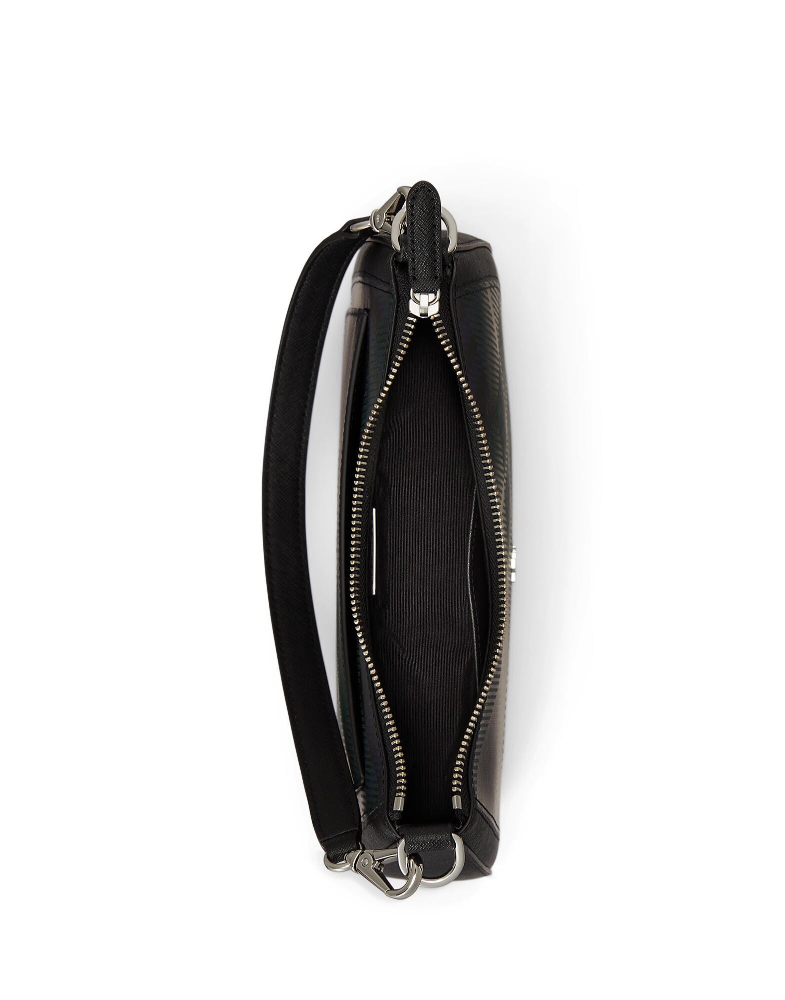 Lauren Ralph Lauren Bolso de hombro marino / verde oscuro / negro – imagen 7
