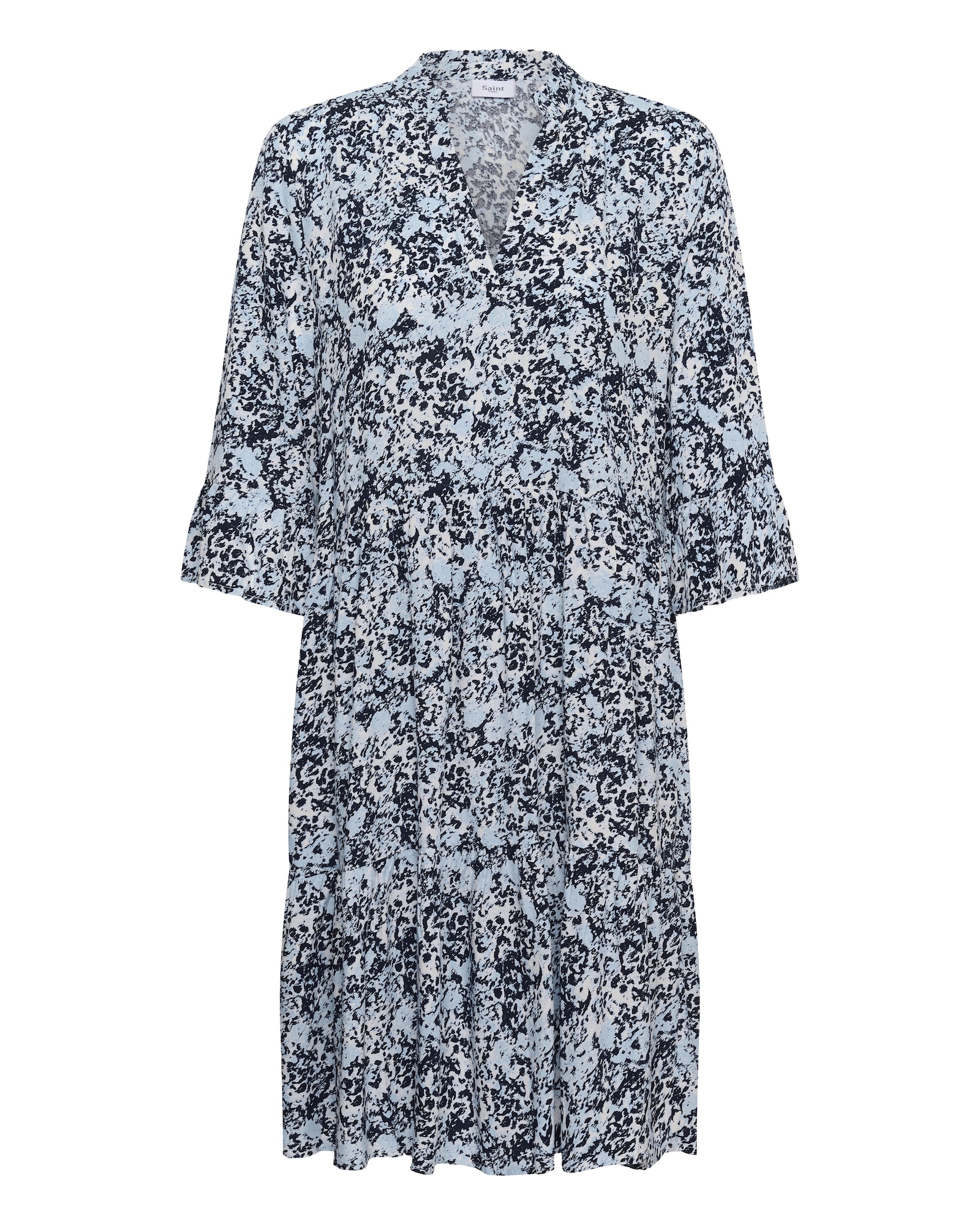 SAINT TROPEZ Vestido 'EdaSZ'  azul oscuro / negro