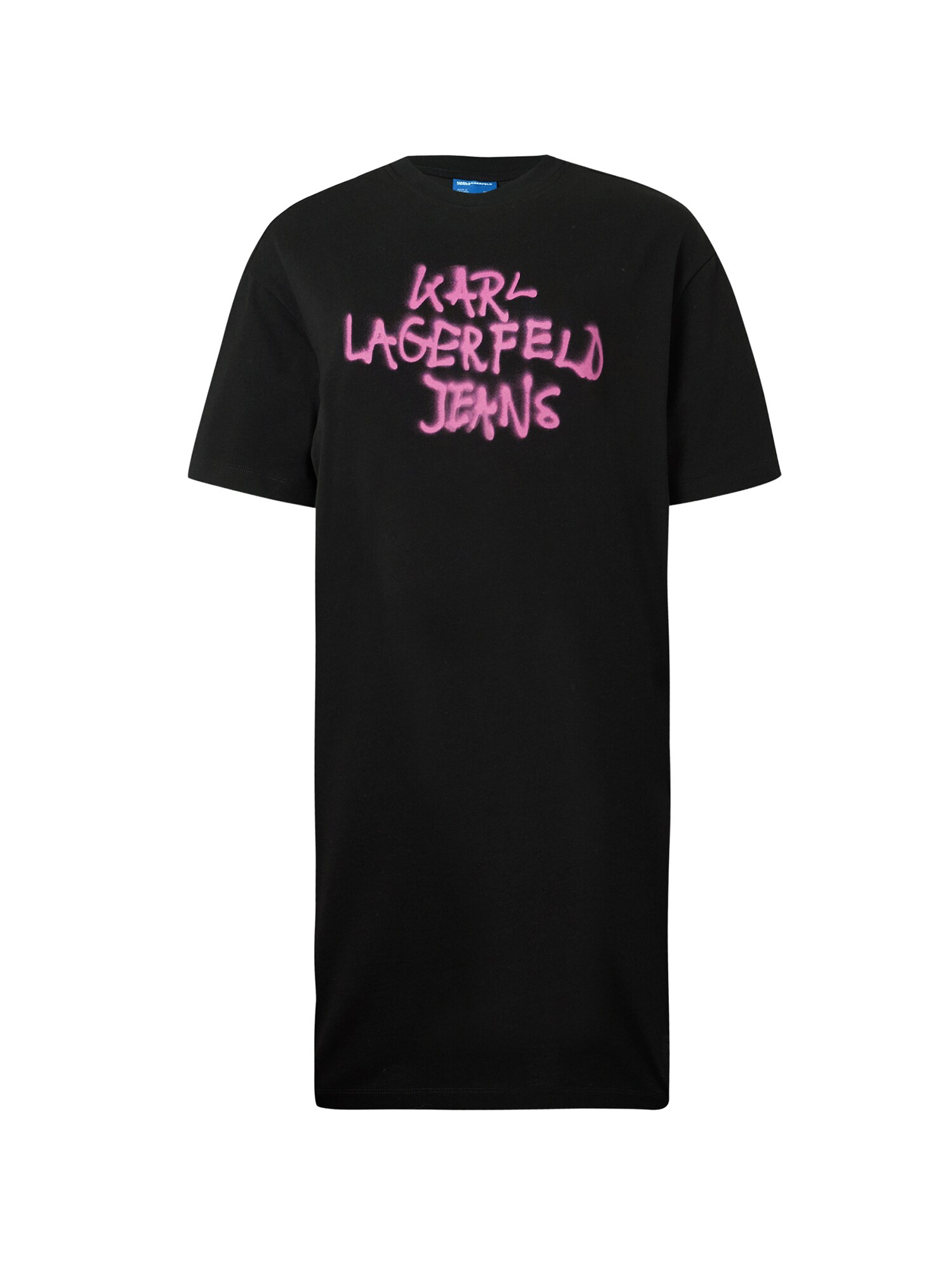 KARL LAGERFELD JEANS Rochie  fucsia / negru