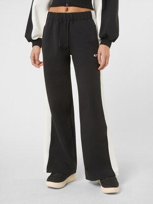 FILA Pantalón 'LECORE wide contrast panel scuba track pants'  negro
