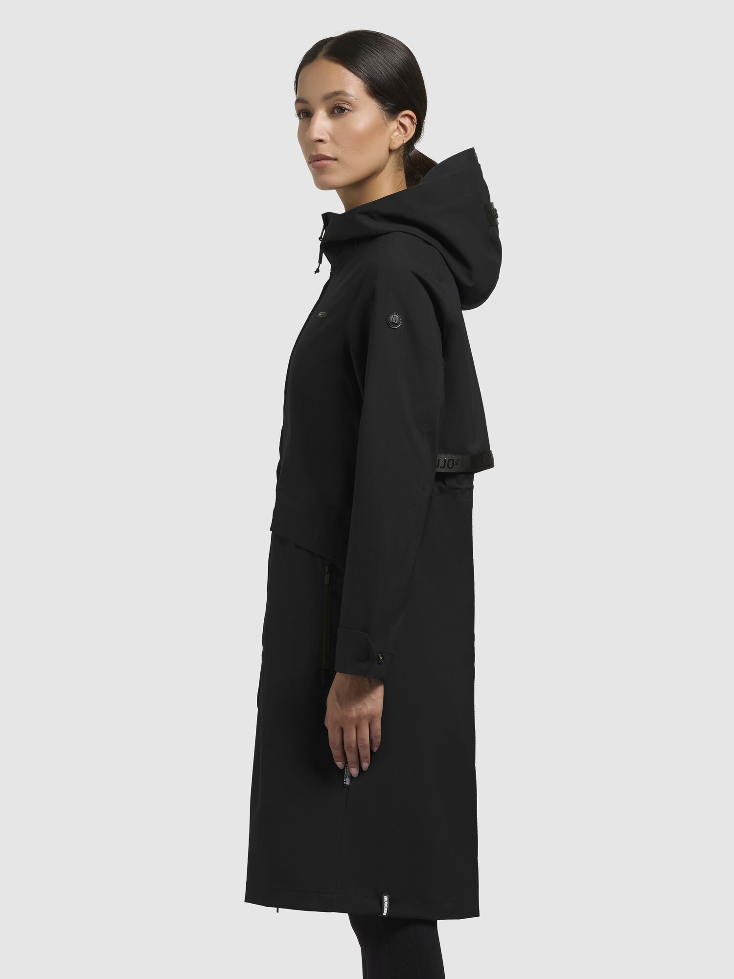 khujo Prechodný kabát 'Femke' čierna (obrázok 6)