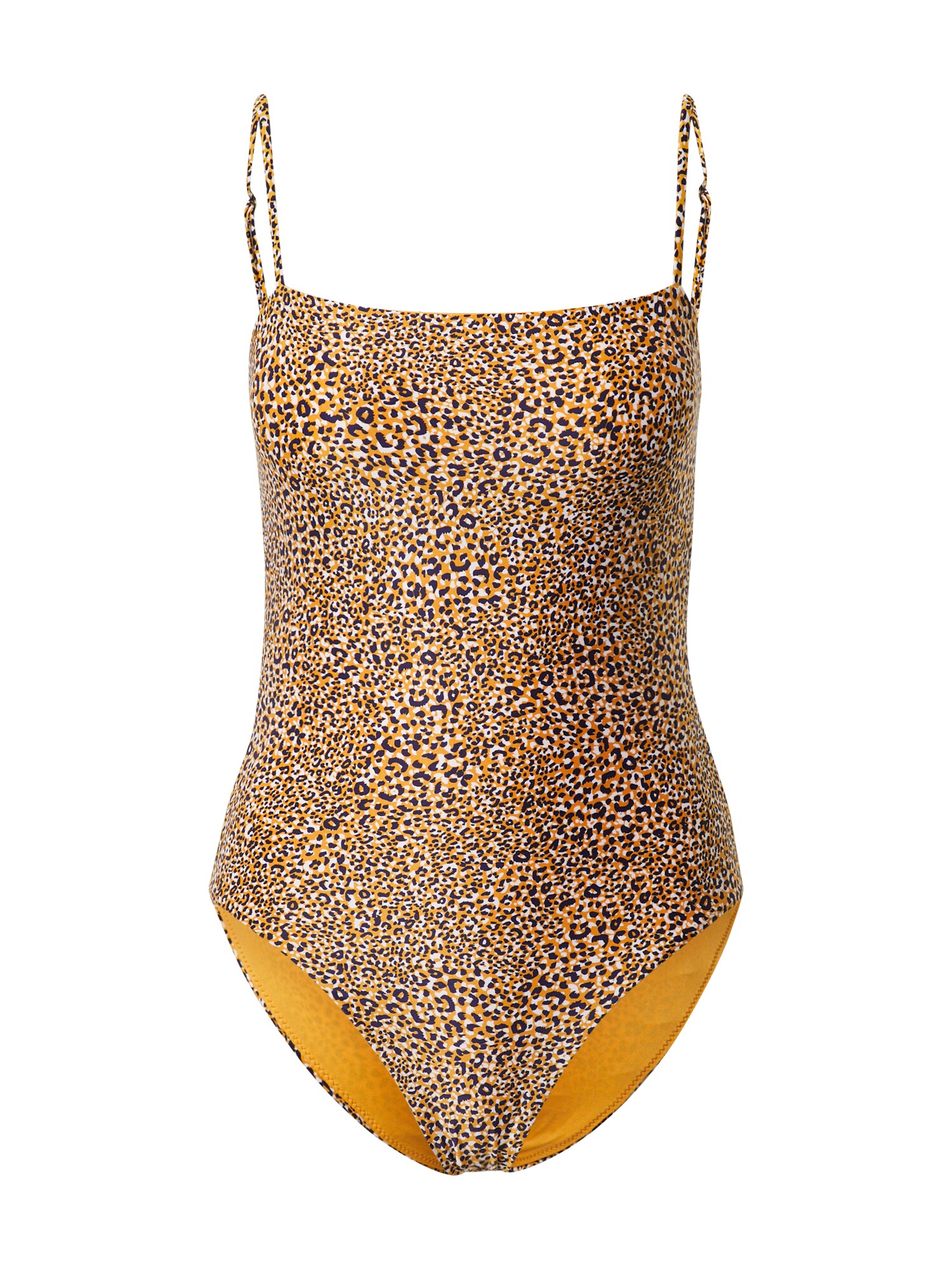 Seafolly Maudymosi kostiumėlis 'Tube Maillot'  balta / juoda / garstyčių spalva