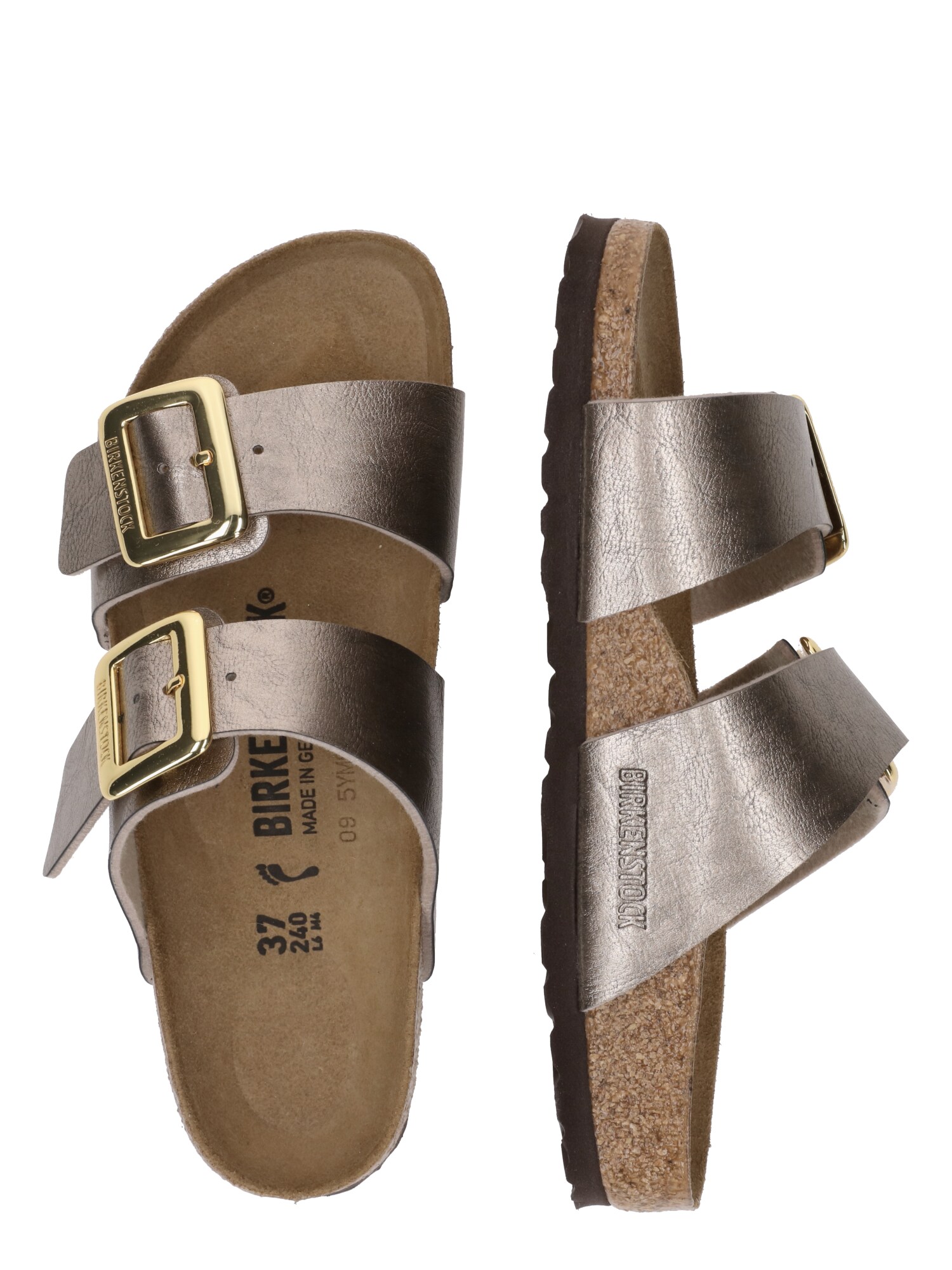 BIRKENSTOCK Papucs 'Sydney Cushion Buckle'  taupe termék 2. képe