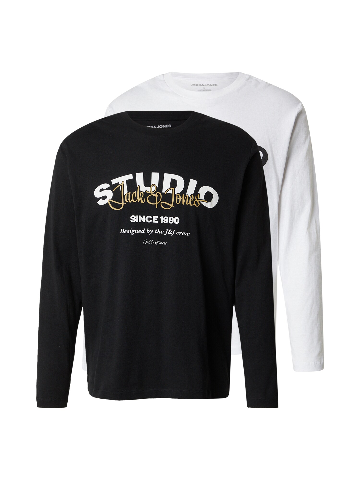 JACK & JONES Tricou JJYUKI  bej / negru / alb