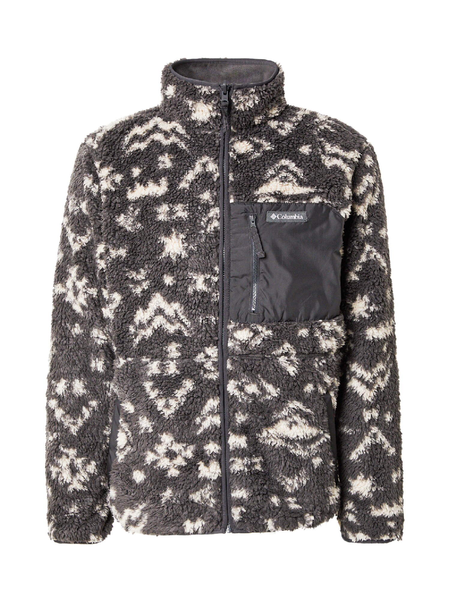 Columbia Jachetă Fleece FuncțIonală 'Winter Pass' Gri îNchis / Alb-image