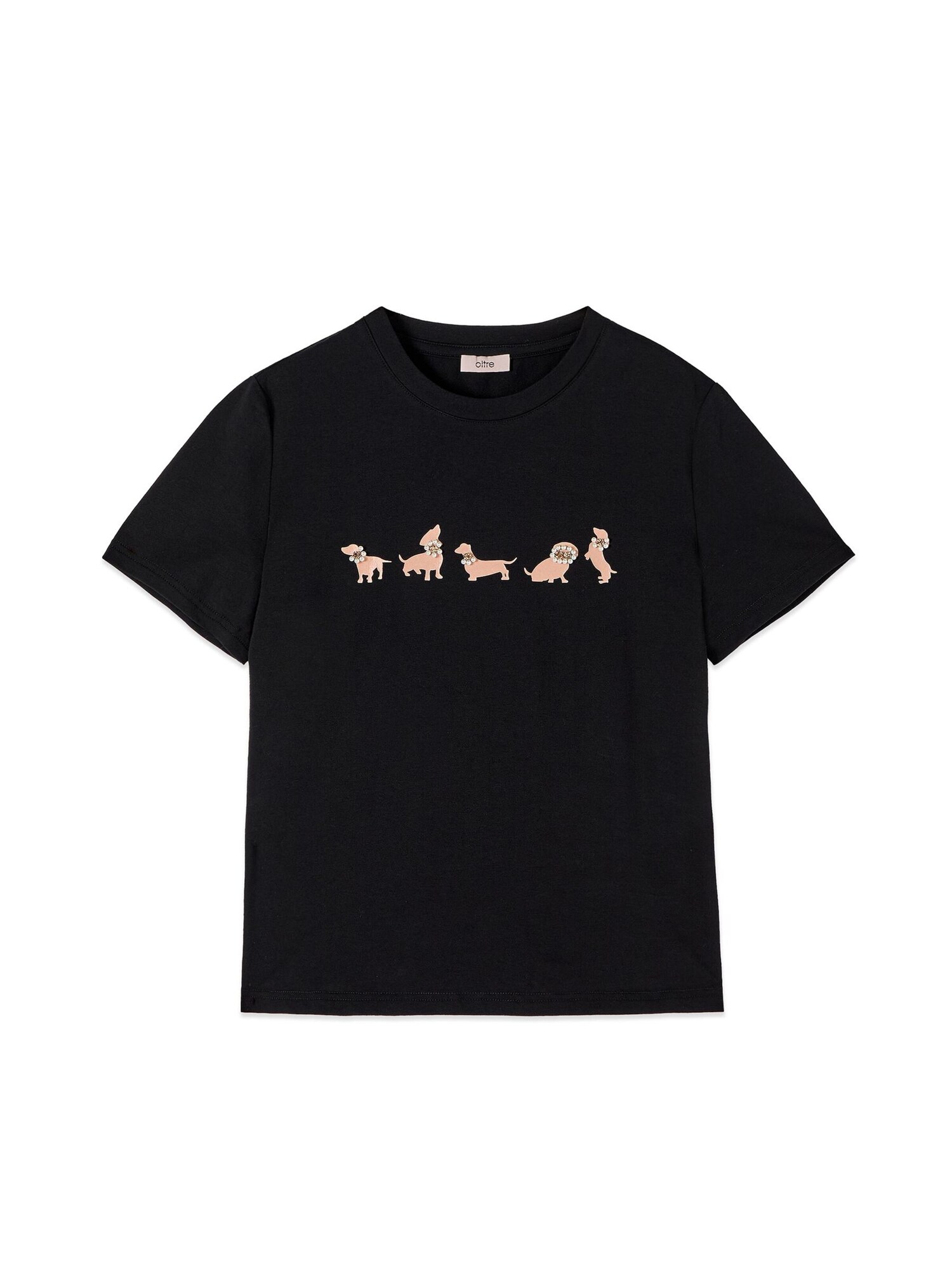 oltre Camiseta  negro