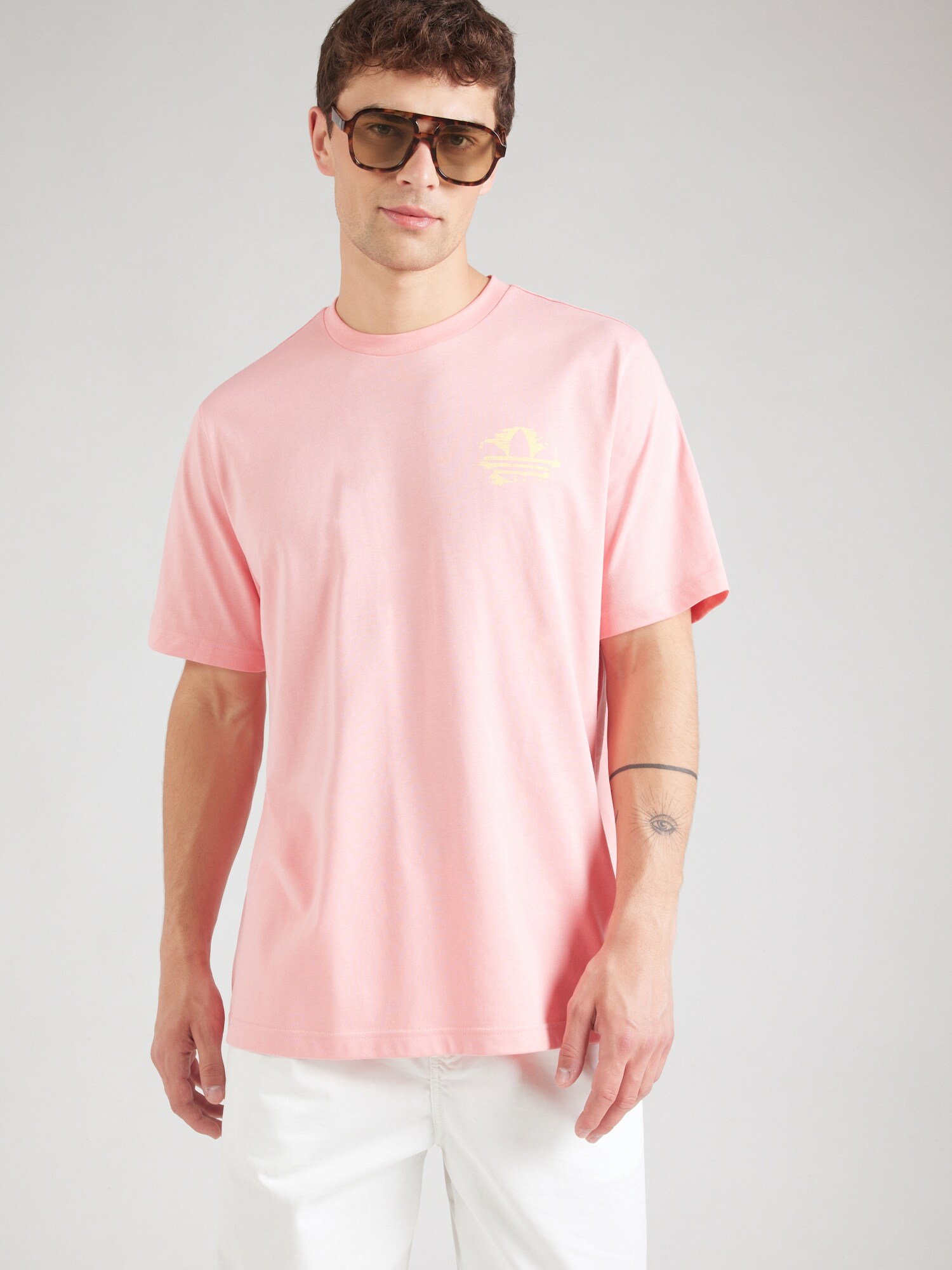 ADIDAS ORIGINALS Tričko modrá / pastelovo žltá / ružová / čerešňová (obrázok 3)