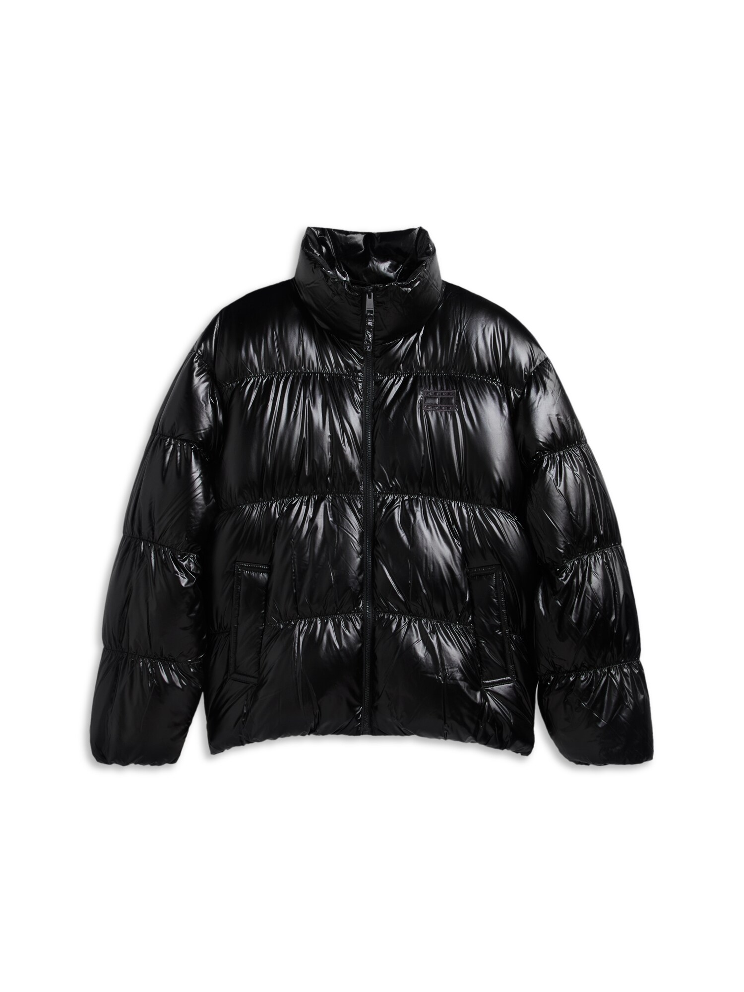 Tommy Jeans Zimná bunda  čierna
