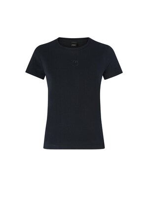 PINKO Camiseta 'PINKO BUSSOLOTTO T-SHIRT JERSEY T-SHIRT'  negro