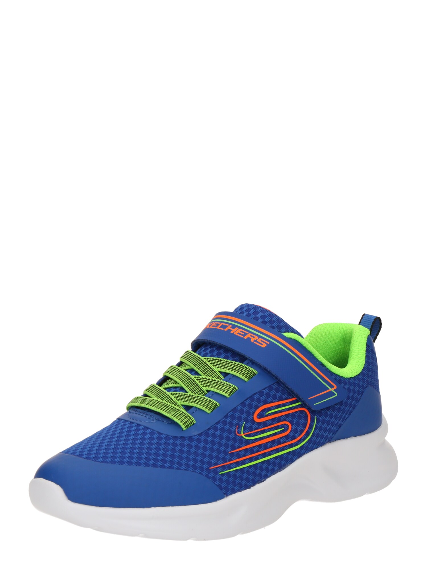 SKECHERS Tenisky 'DYNAMATIC - SWIFT TREAD'  tmavomodrá / jablková / oranžová