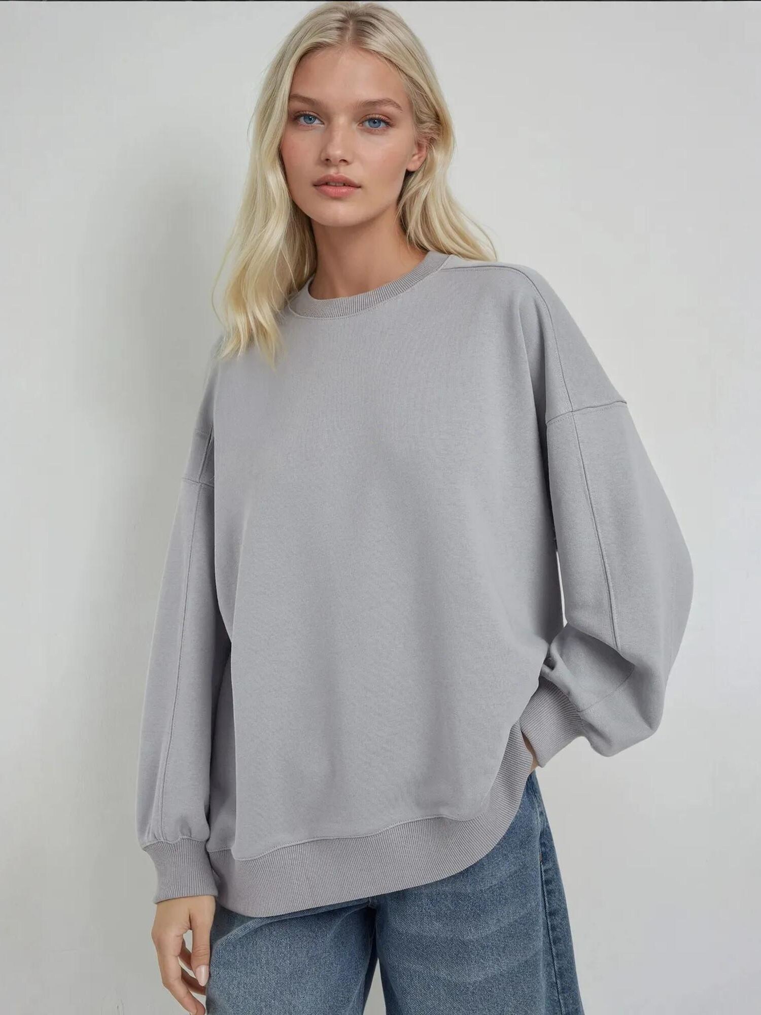 Hiccup Sweater majica siva
